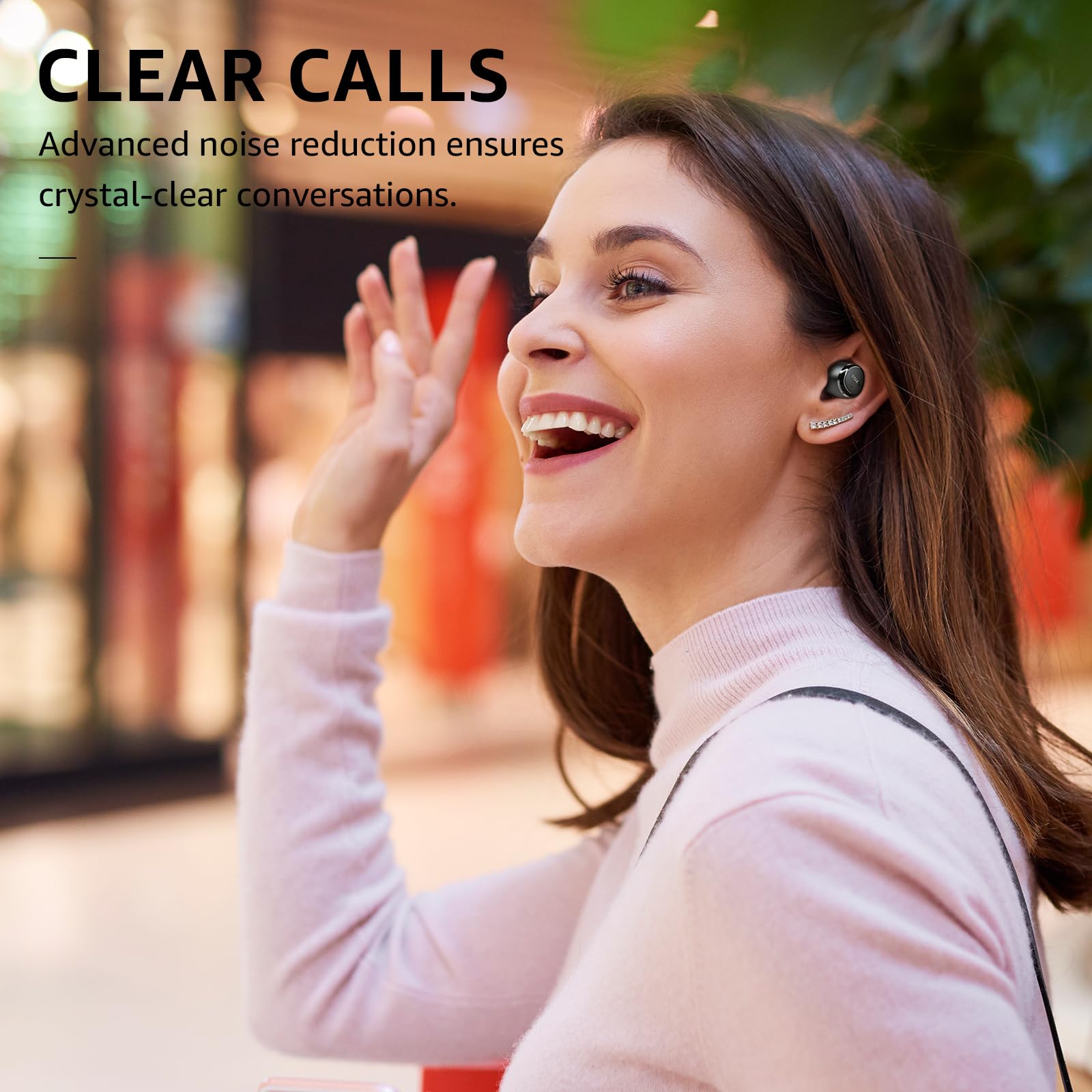 Foto 6 | Auriculares Inalámbricos Tozo E1 Con Micrófono Bluetooth 5.3 30h Playtime Negros - Venta Internacional.