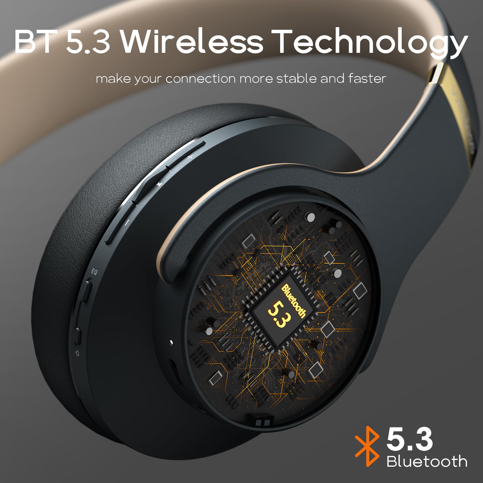 Foto 6 pulgar | Auriculares Bluetooth Doqaus Para Colocar Sobre La Oreja, 90 Horas De Reproducción - Venta Internacional.