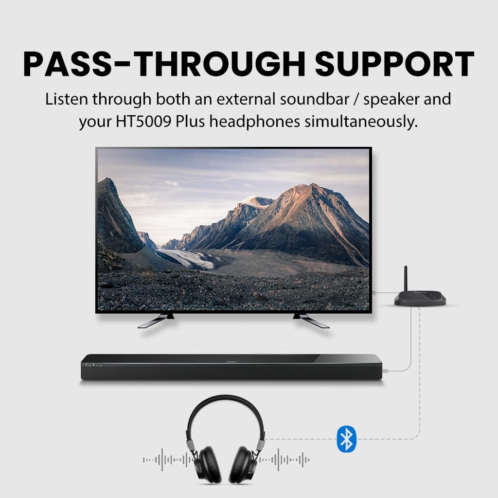 Foto 7 pulgar | Auriculares Inalámbricos Avantree Ht5009 Plus Para Tv Bluetooth 5.3 - Venta Internacional.