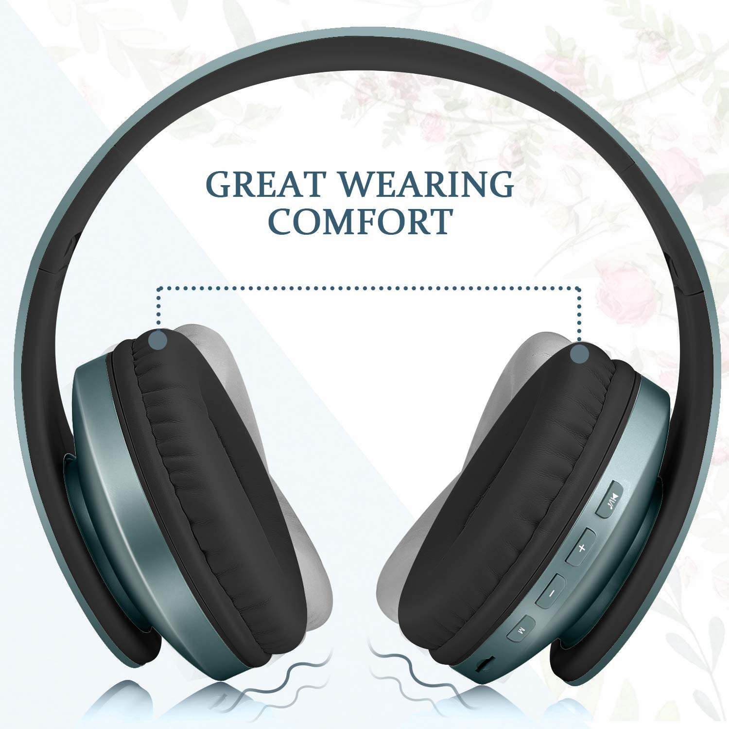 Foto 5 pulgar | Auriculares Inalámbricos Tuinyo Bluetooth Para Colocar Sobre Las Orejas Con Micrófono, Color Morado - Venta Internac