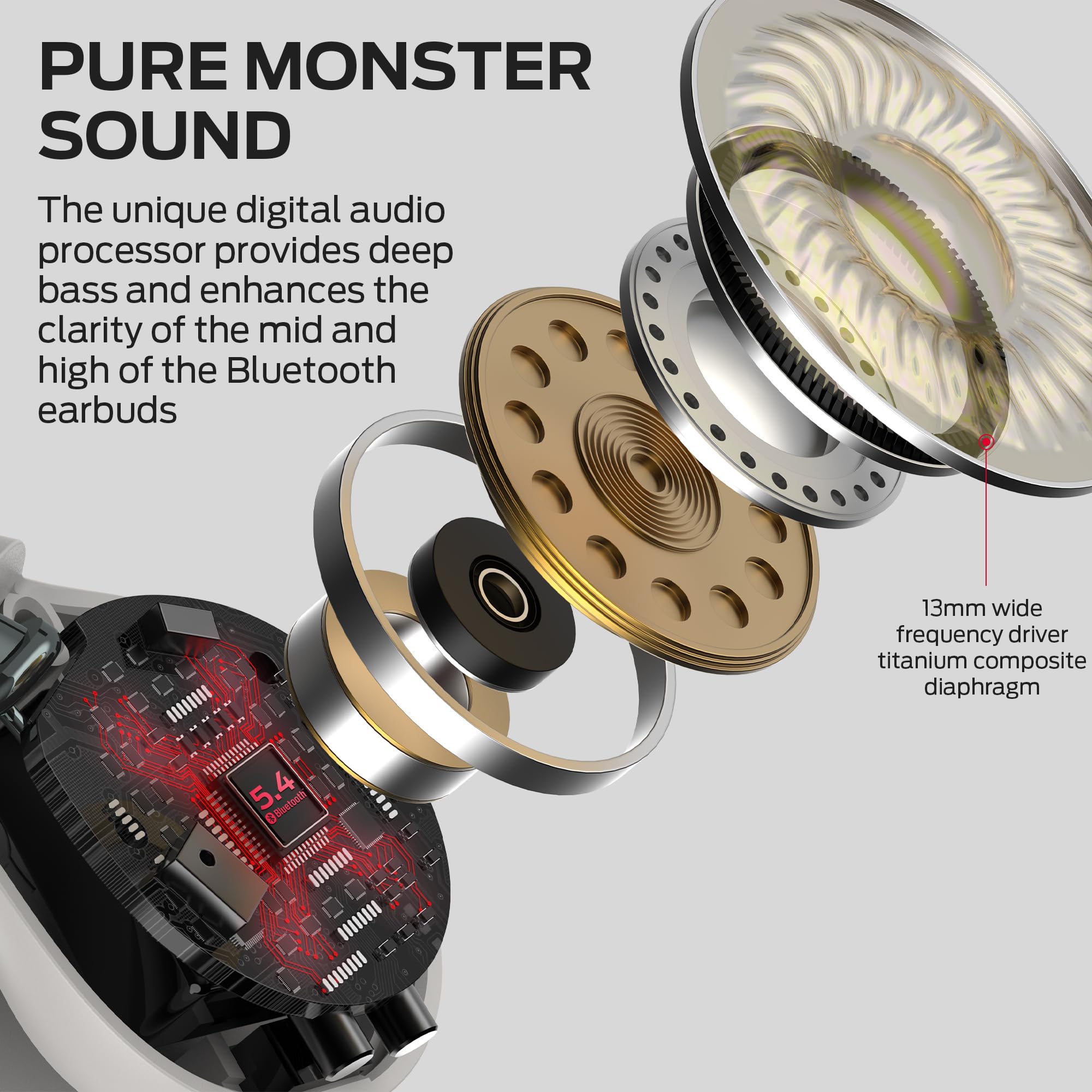 Foto 3 pulgar | Auriculares Inalámbricos Monster Open Ear Ac600 Bluetooth 5.4 - Venta Internacional.