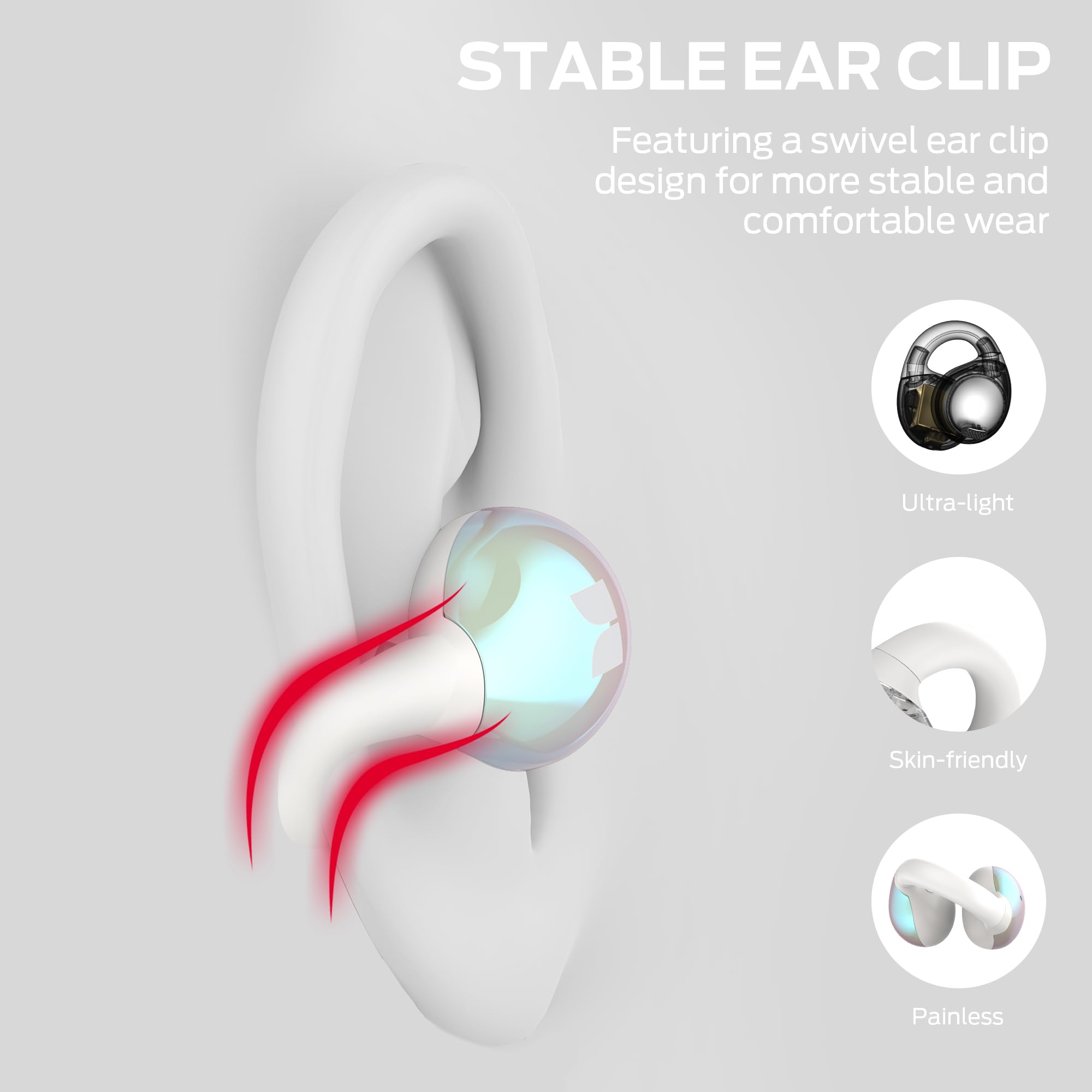 Foto 4 pulgar | Auriculares Inalámbricos Monster Open Ear Ac600 Bluetooth 5.4 - Venta Internacional.