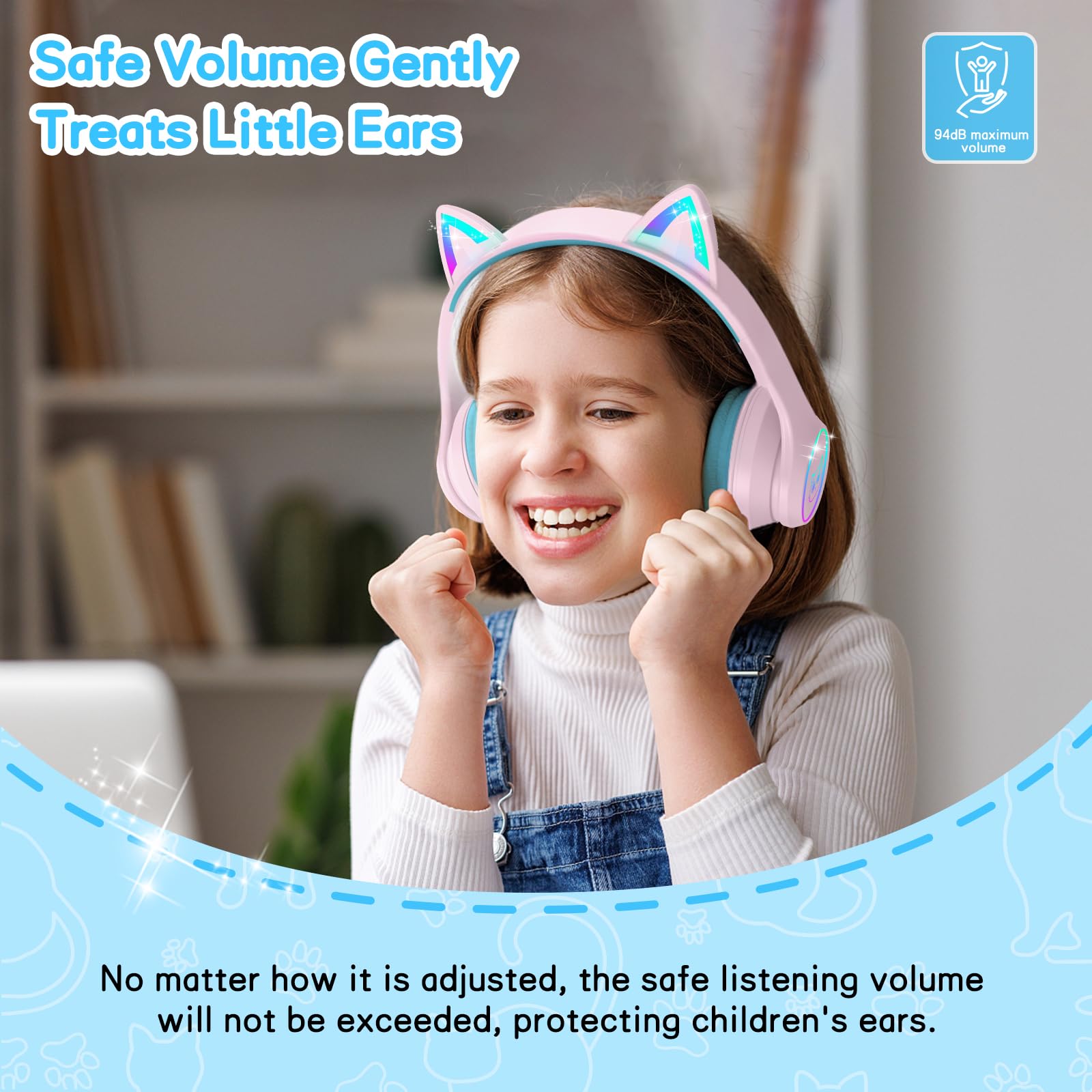 Foto 4 pulgar | Auriculares Bluetooth Lobkin Kids Over Ear 50 H Playtime - Venta Internacional.