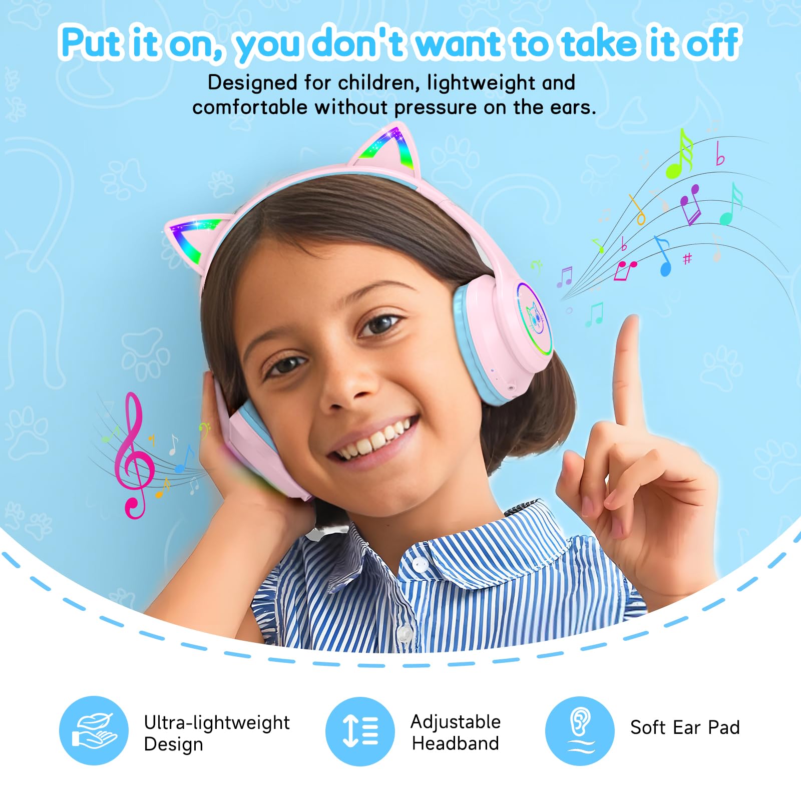 Foto 5 pulgar | Auriculares Bluetooth Lobkin Kids Over Ear 50 H Playtime - Venta Internacional.