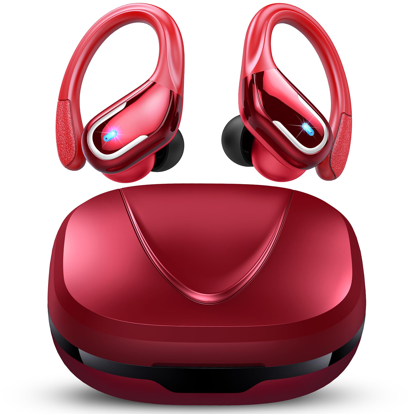 Foto 2 pulgar | Auriculares Inalámbricos Latinist Bluetooth 5.4 Con Batería De 75 Horas, Color Rojo - Venta Internacional.