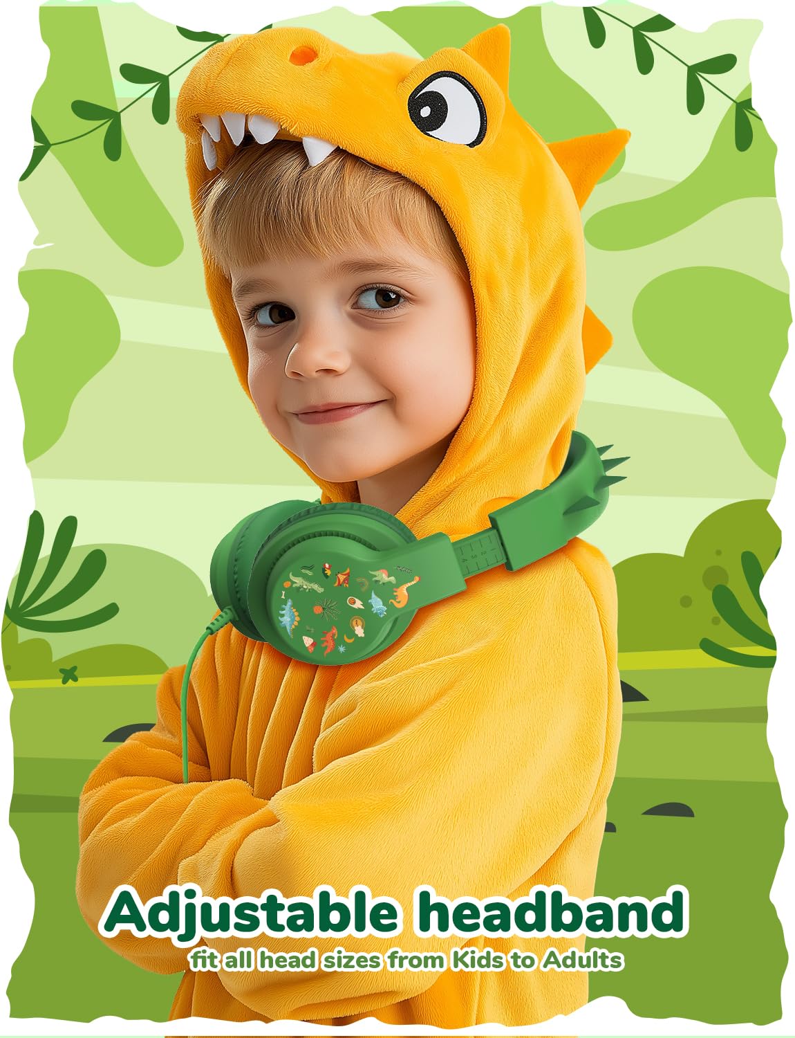 Foto 7 pulgar | Auriculares Iclever Hs19s Con Diseño De Dinosaurio Para Niños, Volumen De 85 Dba - Venta Internacional.