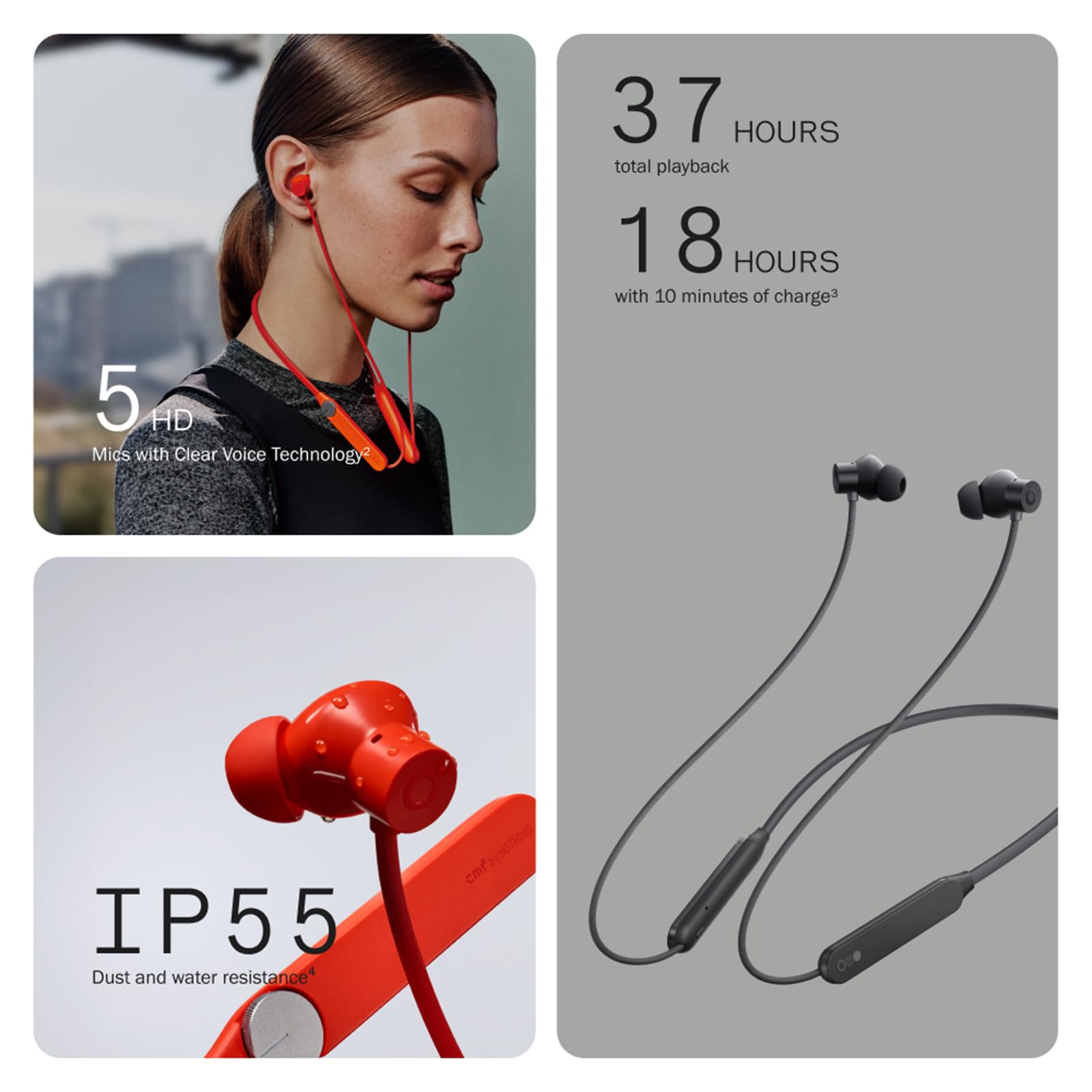 Foto 3 pulgar | Auriculares Bluetooth Cmf Neckband Pro Con Anc Y 5 Micrófonos Hd - Venta Internacional.