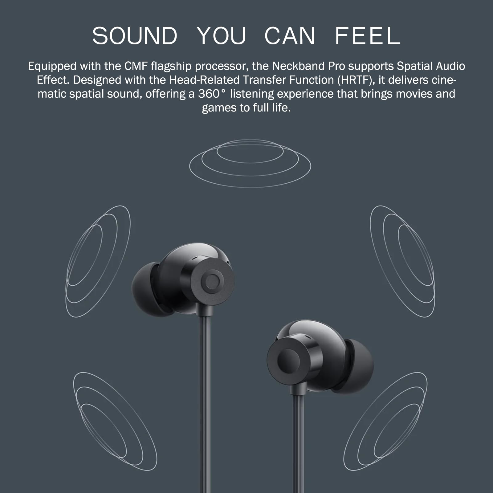 Foto 8 pulgar | Auriculares Bluetooth Cmf Neckband Pro Con Anc Y 5 Micrófonos Hd - Venta Internacional.