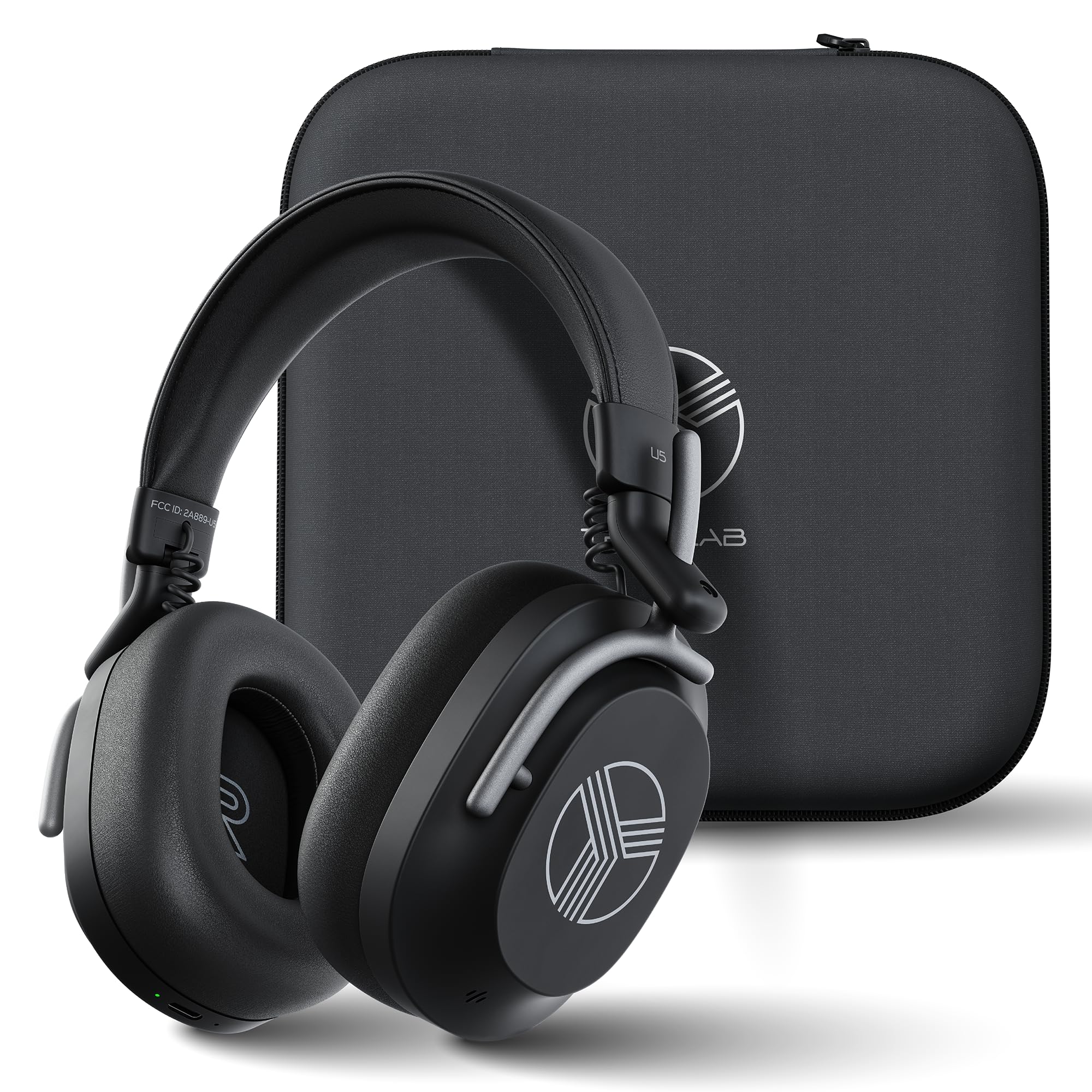 Foto 2 pulgar | Auriculares Treblab U5 Hybrid Anc Para Colocar Sobre Las Orejas Bluetooth 5.3 55h - Venta Internacional.