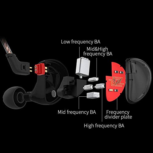 Foto 4 pulgar | Controlador De Armadura Balanceada Iem Headphone Kz As10 5 Con Cable Negro - Venta Internacional.
