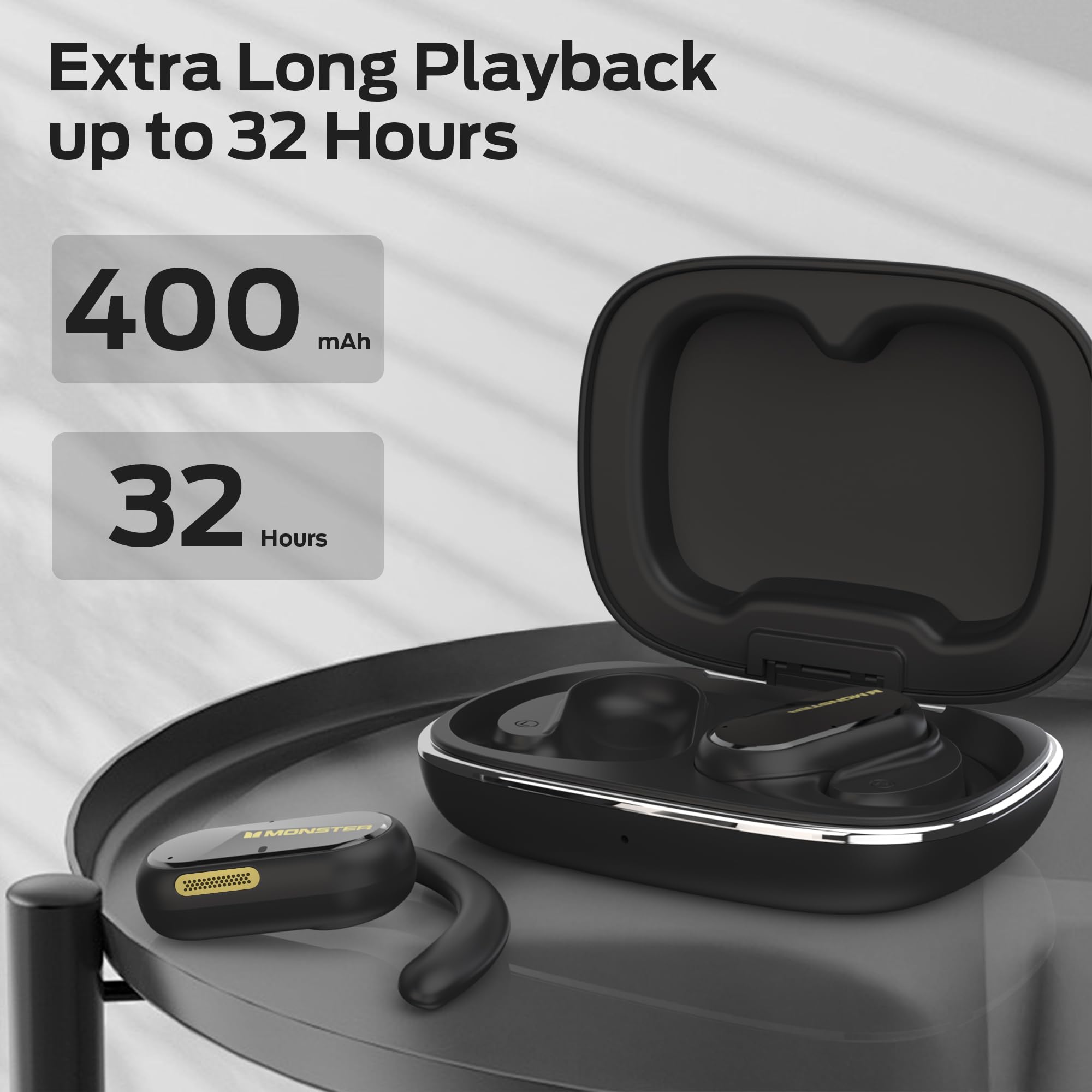 Foto 7 | Auriculares Monster Open Ear Ac312 Bluetooth 5.4 32h Playtime - Venta Internacional.
