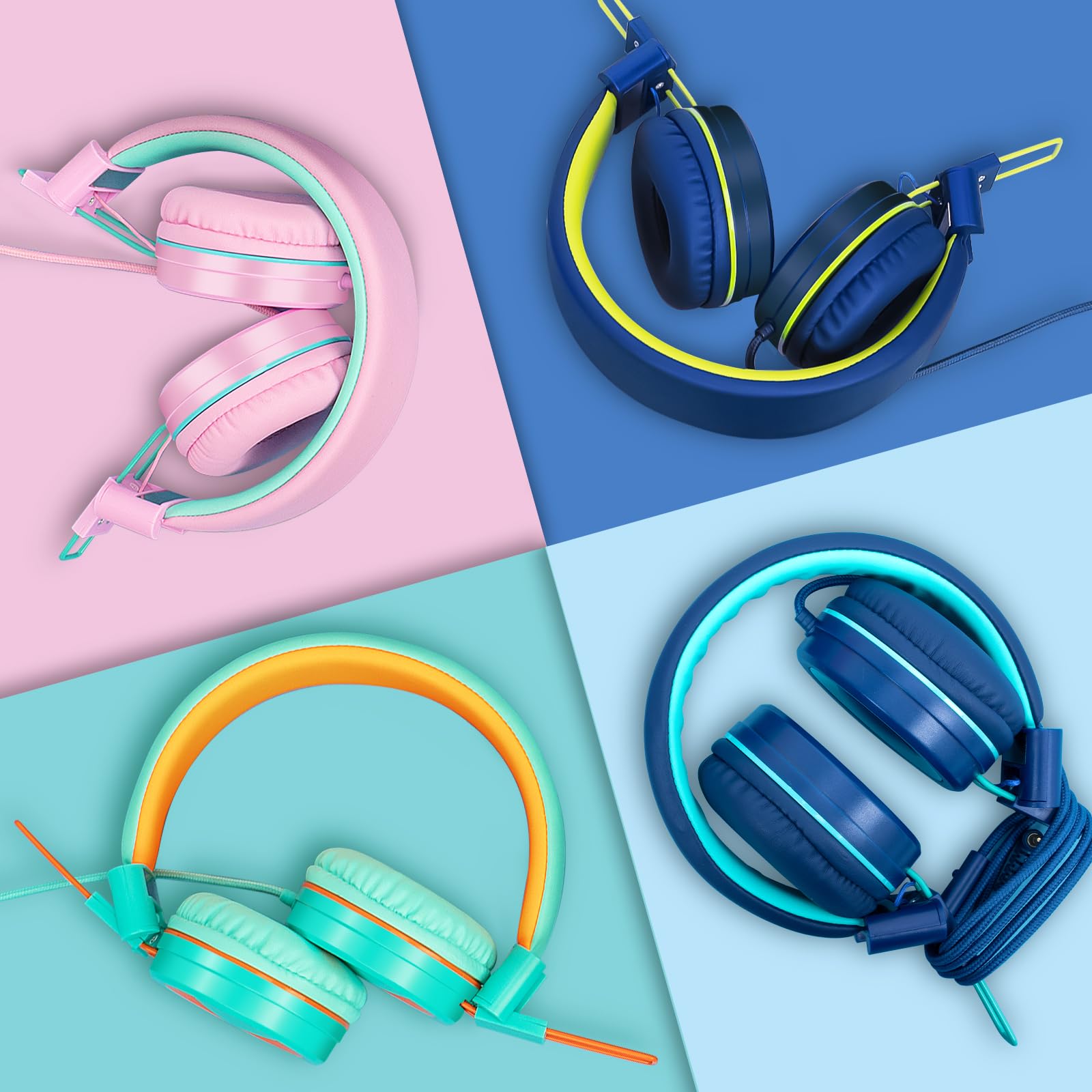 Foto 5 pulgar | Auriculares Cn-outlet Classroom, Plegables Y Ajustables, Para Niños, X5 - Venta Internacional.