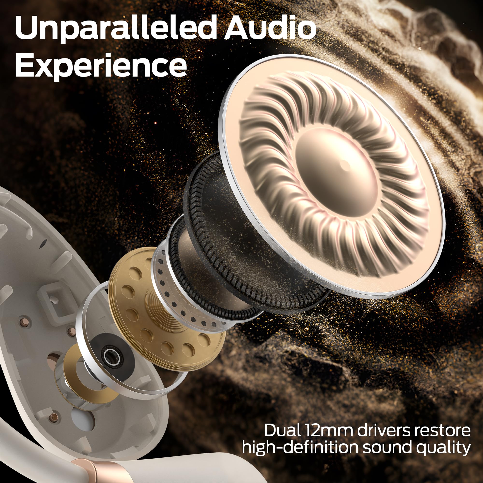 Foto 4 pulgar | Auriculares Open Ear Monster Ac210 Bluetooth 5.4 Blancos - Venta Internacional.