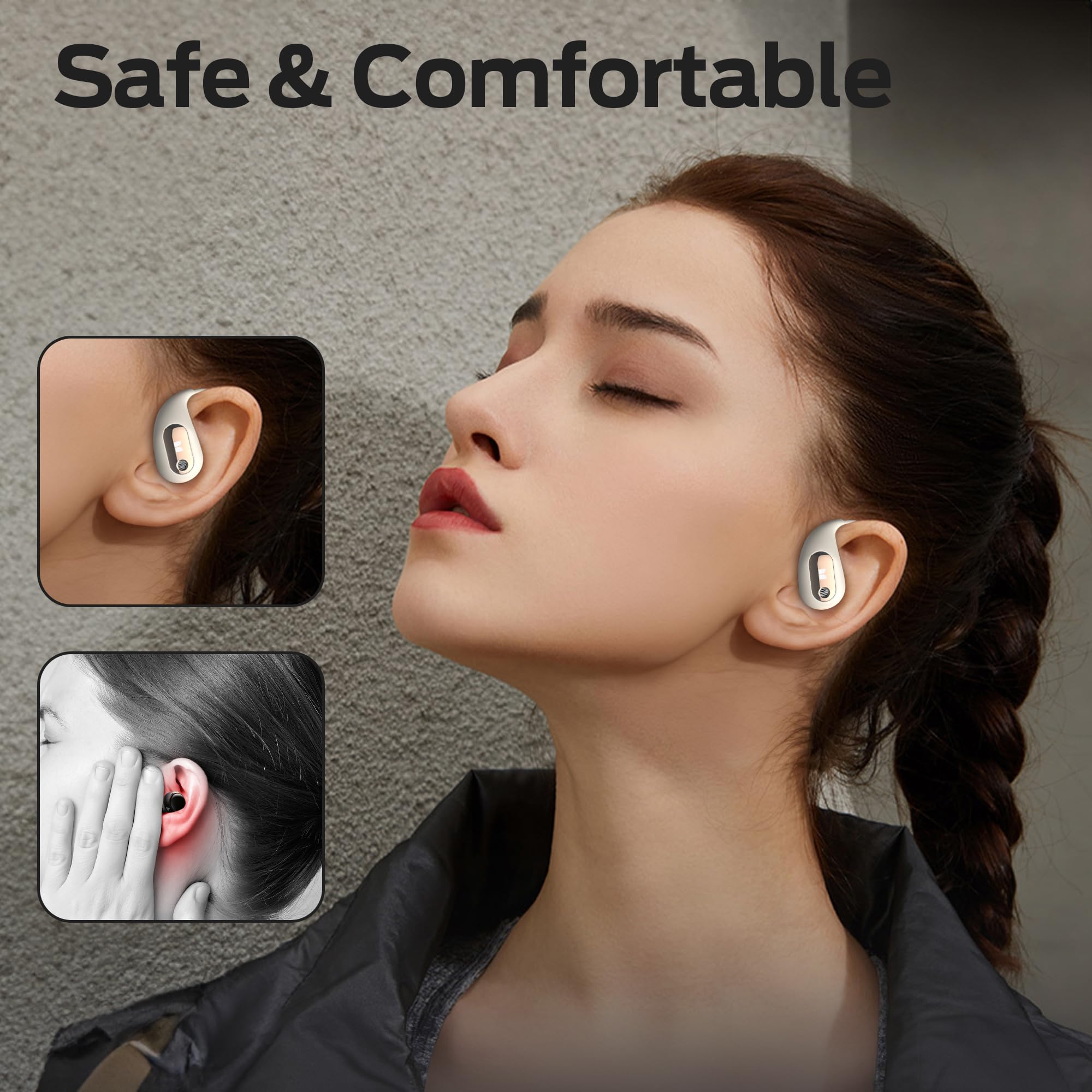 Foto 8 pulgar | Auriculares Open Ear Monster Ac210 Bluetooth 5.4 Blancos - Venta Internacional.