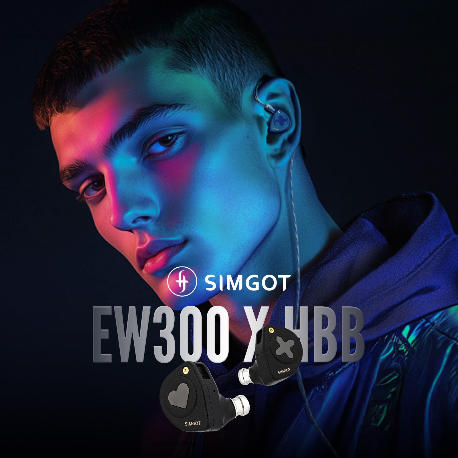 Foto 6 pulgar | Auriculares Con Cable Linsoul Simgot Ew300 Hbb 1dd+1 Planar+1pzt Iem - Venta Internacional.