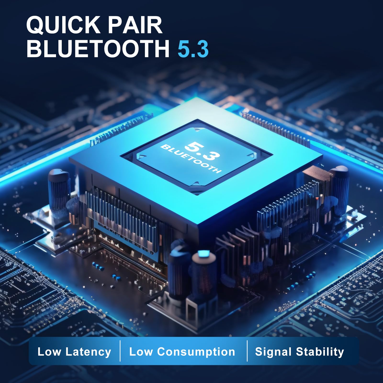 Foto 7 | Auriculares Bluetooth Midola B15 68h Playtime Hifi Estéreo Azul - Venta Internacional.