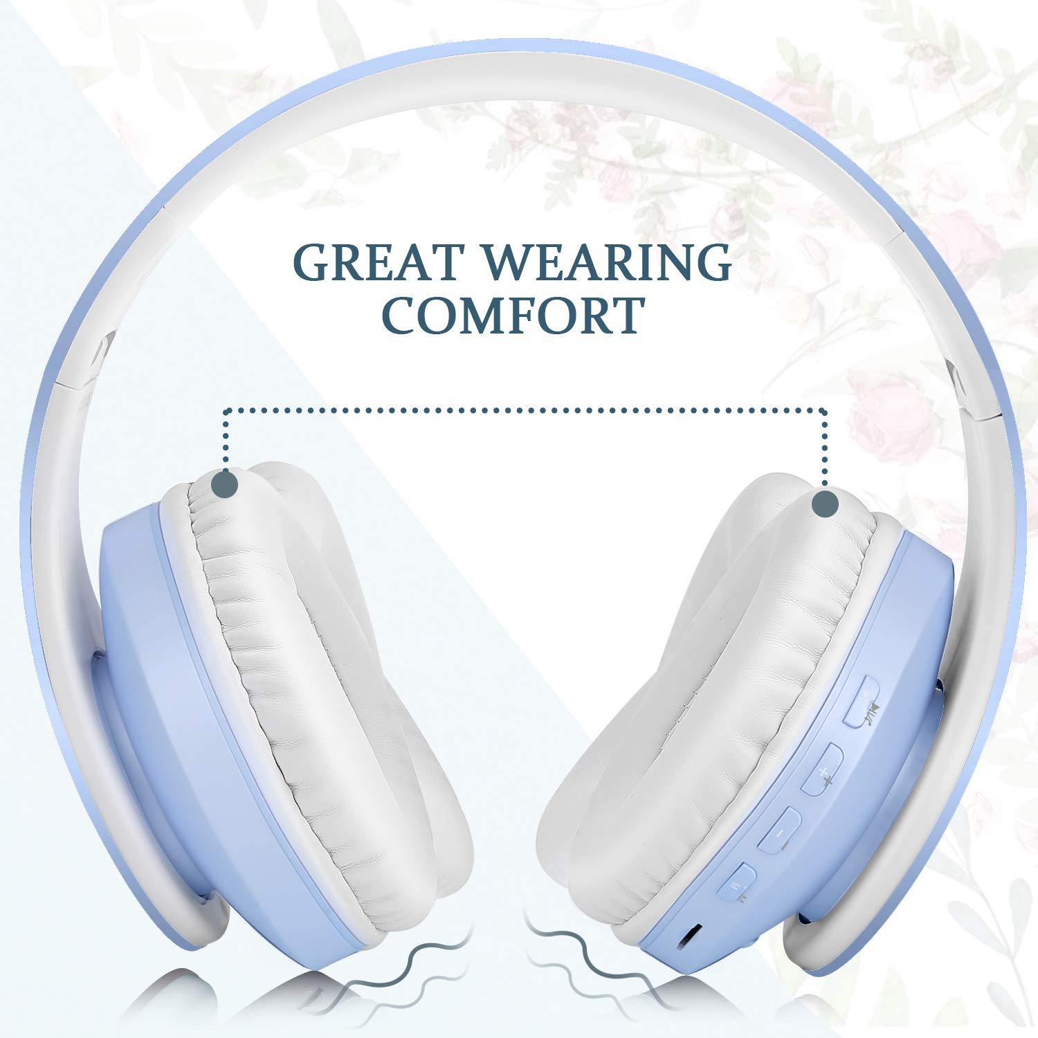 Foto 4 pulgar | Auriculares Inalámbricos Tuinyo Over Ear Bluetooth Con Micrófono - Azul - Venta Internacional.