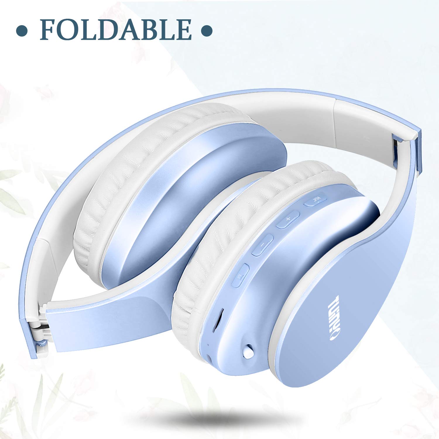 Foto 5 pulgar | Auriculares Inalámbricos Tuinyo Over Ear Bluetooth Con Micrófono - Azul - Venta Internacional.