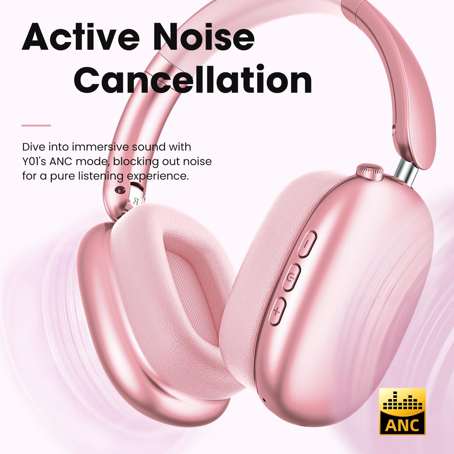 Foto 3 pulgar | Auriculares Supraaurales Inalámbricos Wentronic Y01 Con Cancelación De Ruido - Venta Internacional.