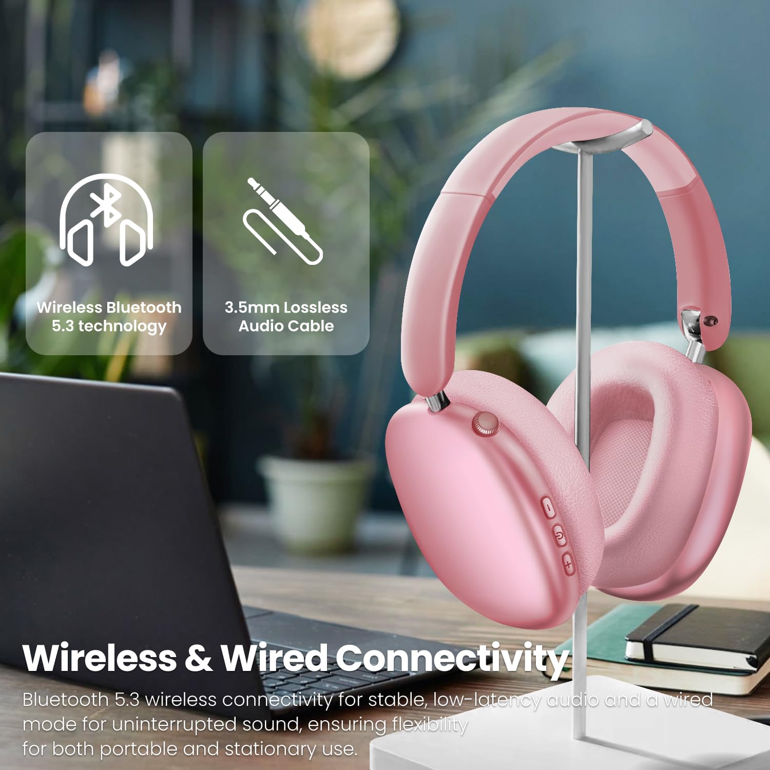 Foto 7 pulgar | Auriculares Supraaurales Inalámbricos Wentronic Y01 Con Cancelación De Ruido - Venta Internacional.