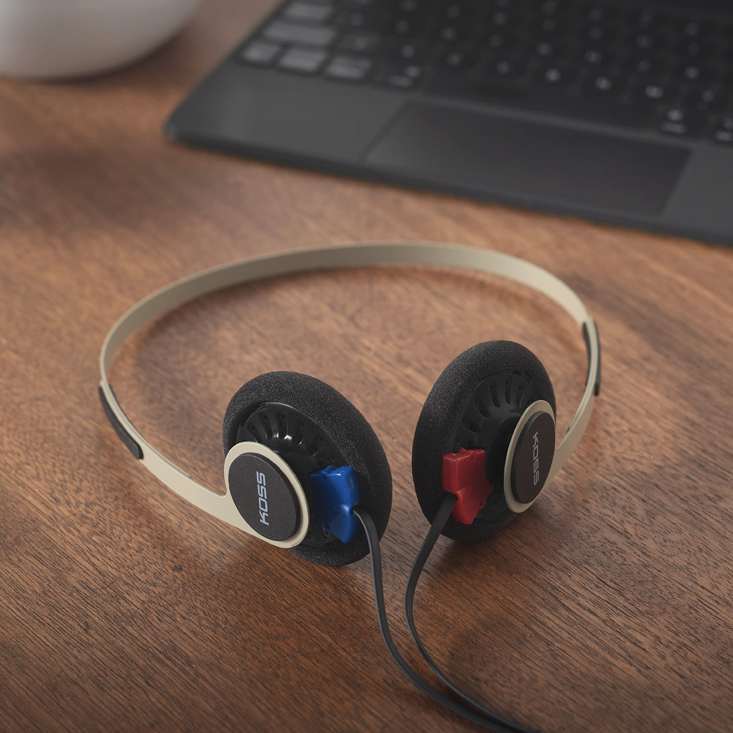 Foto 6 pulgar | Auriculares Supraaurales Koss Kph40 Utility Ultraligeros De Color Beige - Venta Internacional.