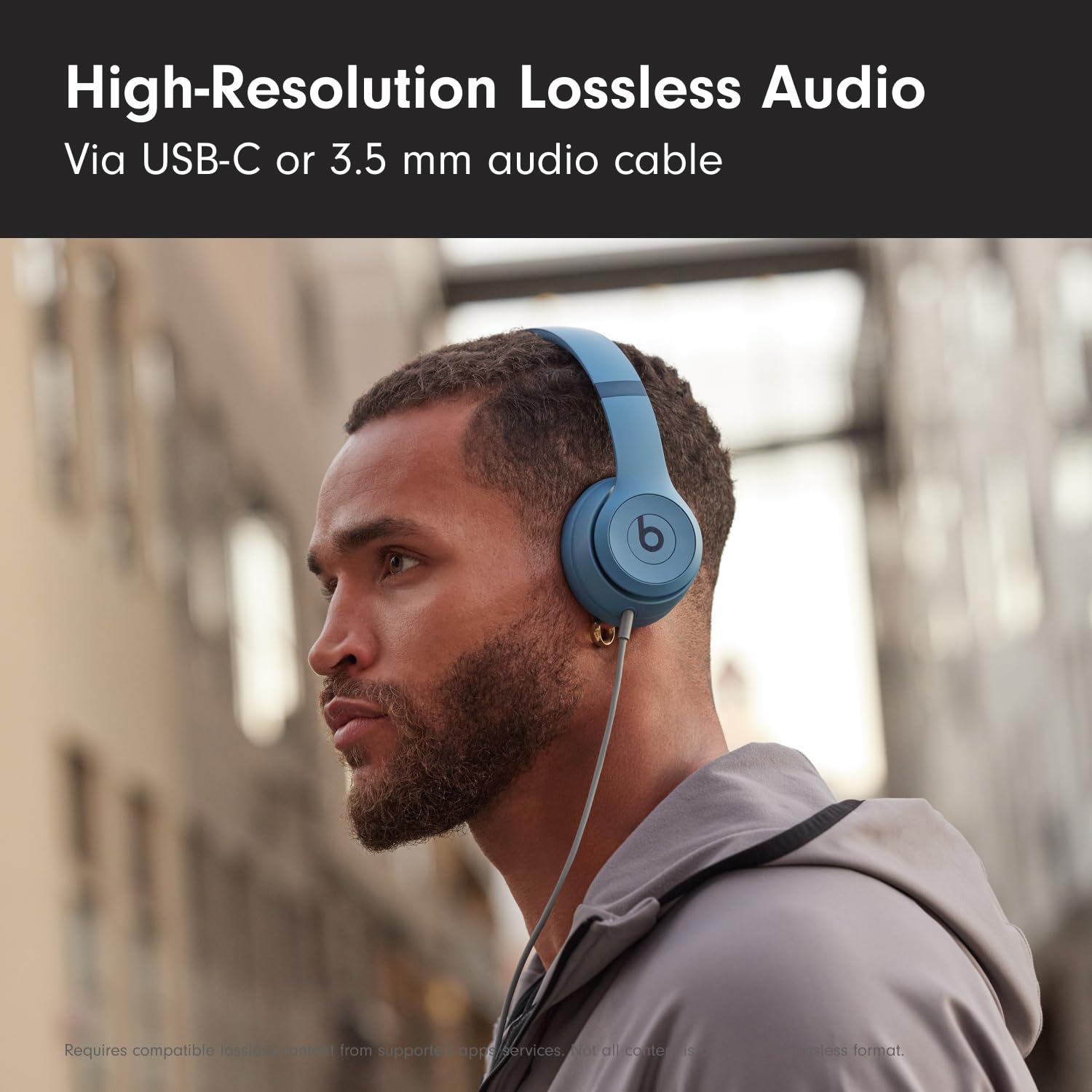 Foto 6 pulgar | Auriculares Inalámbricos Beats Solo 4 Con Adaptador De Corriente De 20 W, Color Azul - Venta Internacional.