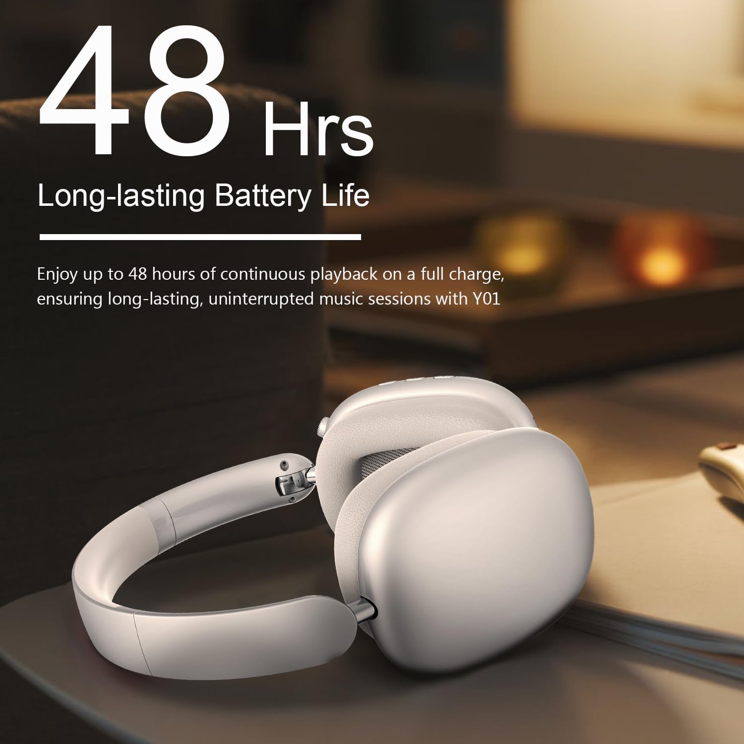 Foto 7 | Auriculares Supraaurales Inalámbricos Wentronic Y01 Con Cancelación De Ruido - Venta Internacional.