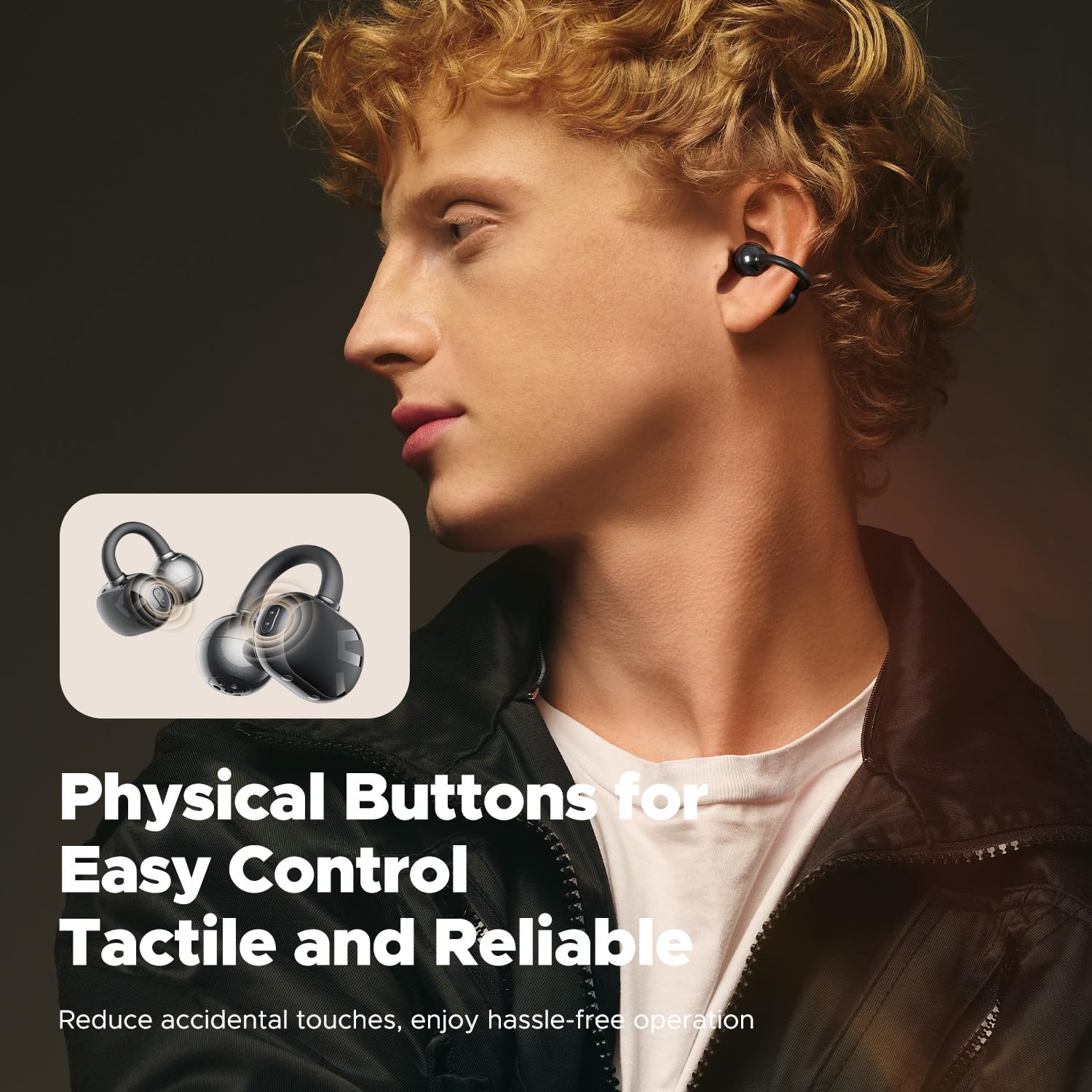 Foto 4 pulgar | Auriculares Inalámbricos Soundpeats Pop Clip Black - Venta Internacional