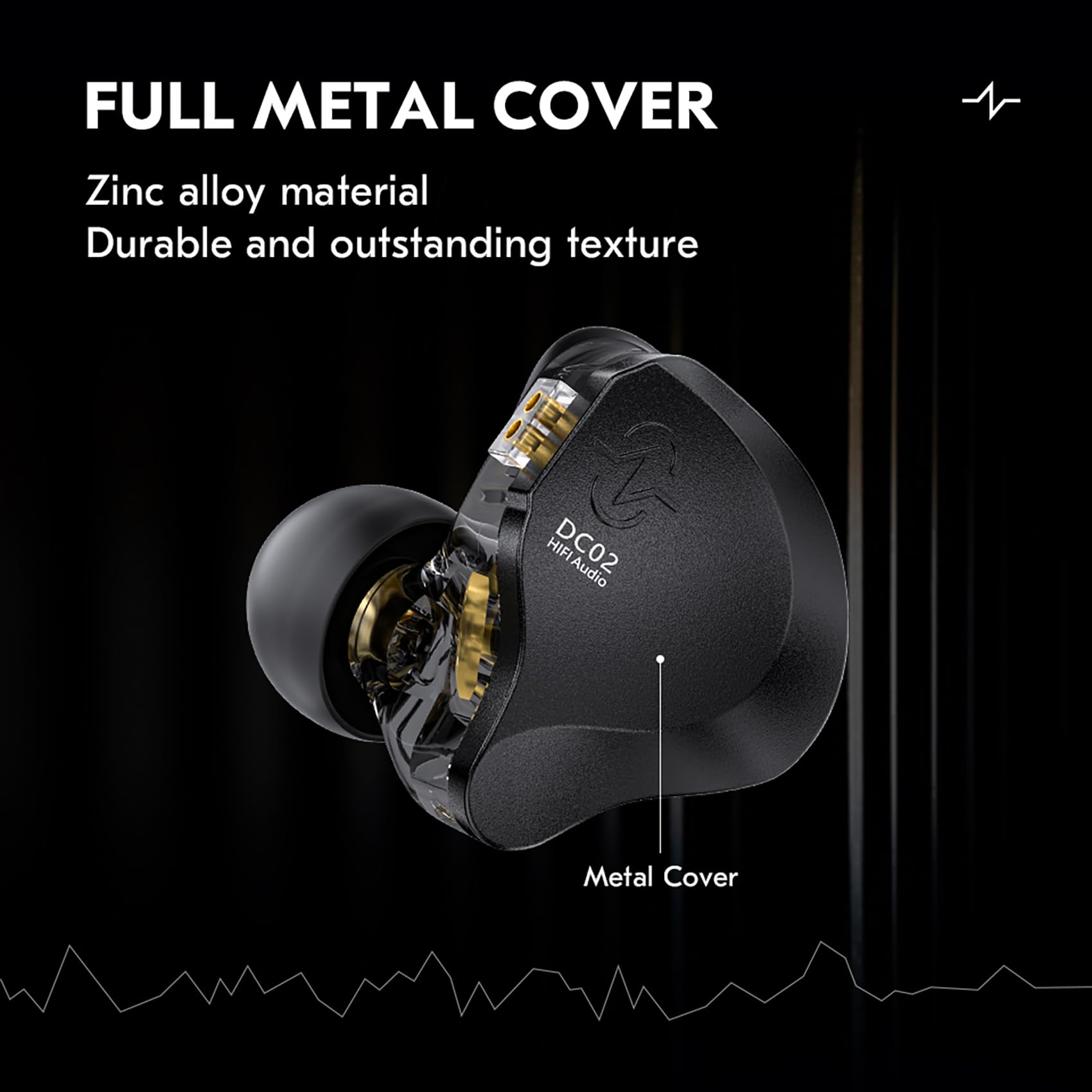 Foto 7 pulgar | Auriculares Intraurales Ccz Dc02 Circuito Magnético Dual - Venta Internacional