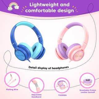 Foto 5 | Auriculares Infantiles Infurture Ch5 Usb C/3.5 Mm con Micrófono - Venta Internacional