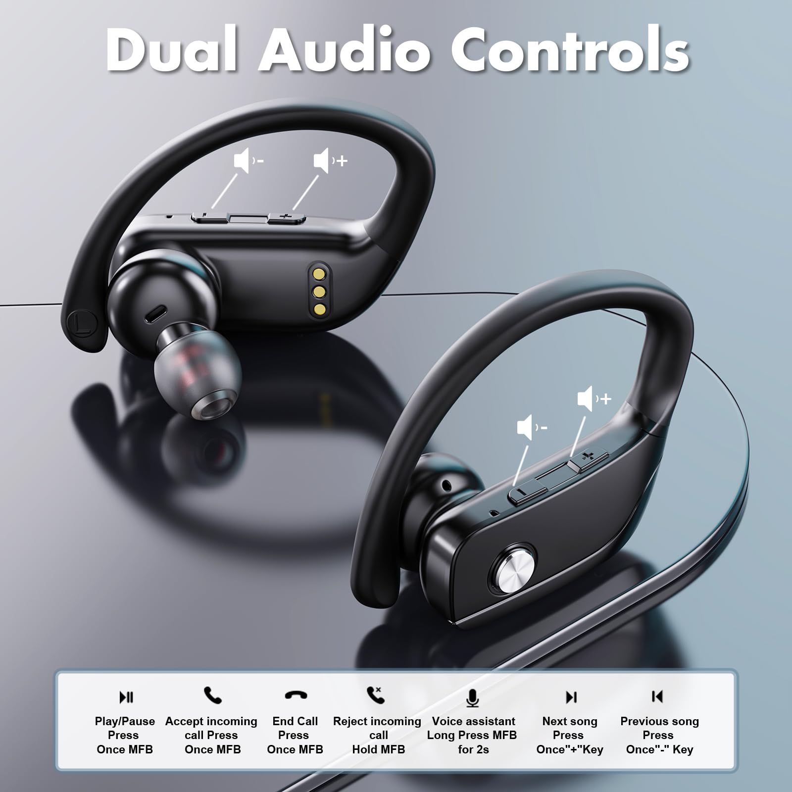 Foto 8 pulgar | Audífonos In Ear Caymuller Bluetooth Negros-Venta Internacional