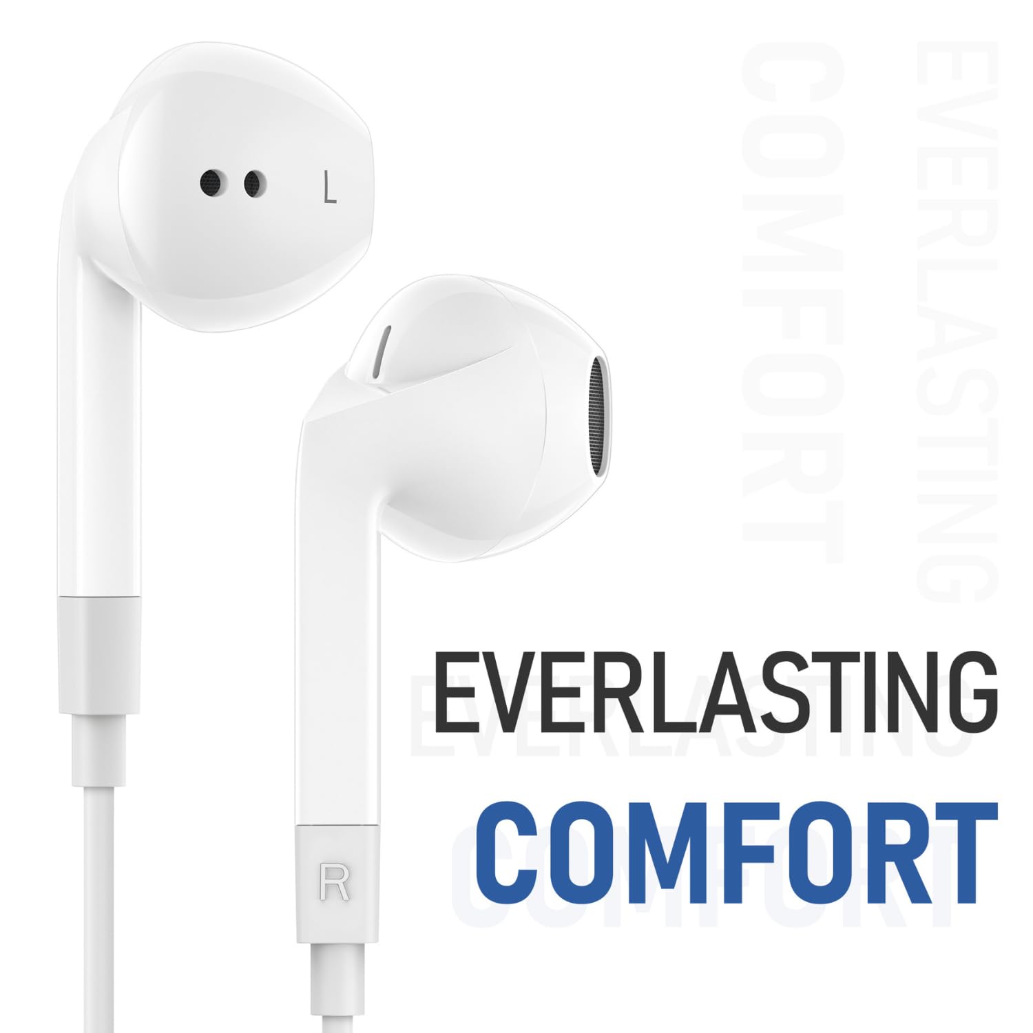 Foto 6 pulgar | Auriculares Ludos Ferox Cableados Con Micrófono, Conector De 3,5 Mm, Paquete De 3 - Venta Internacional.
