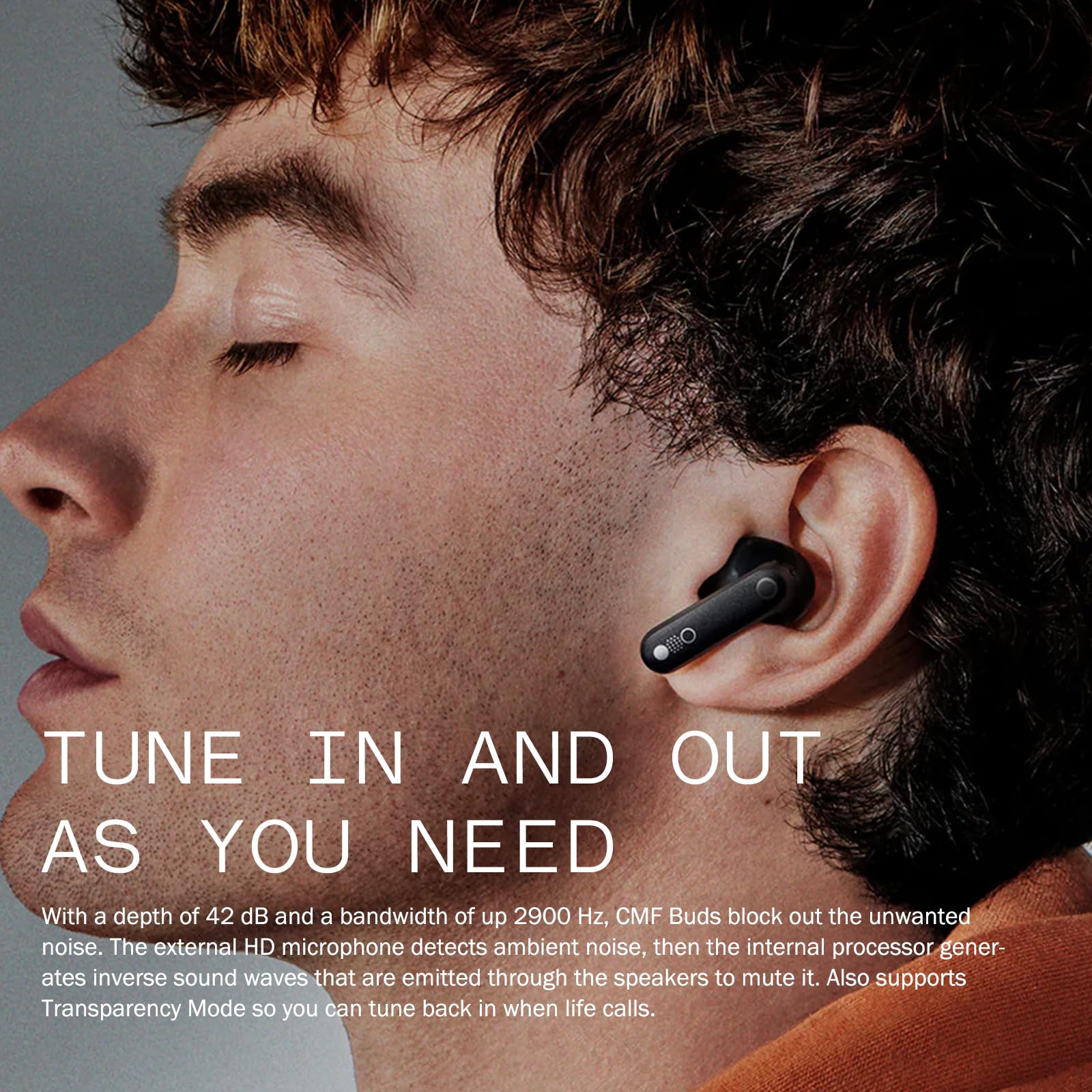 Foto 7 pulgar | Auriculares Inalámbricos Bluetooth Cmf Buds 42db Con Cancelación De Ruido - Venta Internacional.