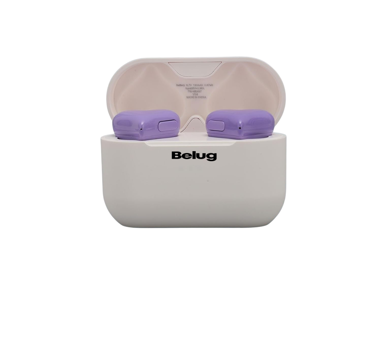 Foto 2 | Auriculares En Forma De Corazón Bluetooth Cancelación Ruido, Belug Blanco Morado