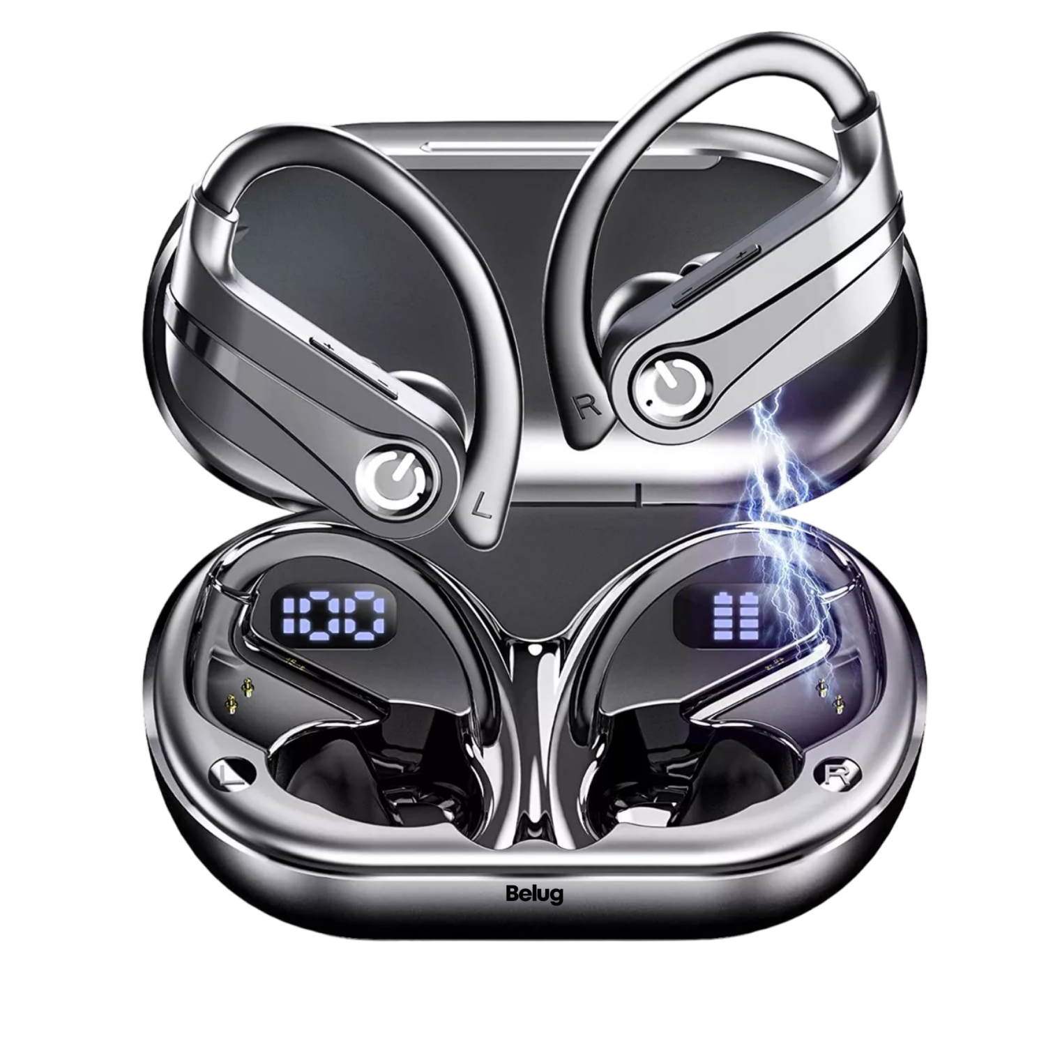 Foto 2 pulgar | Audífonos In-ear Belug Inalámbricos Deportivos Con Bluetooth