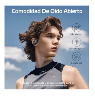 Foto 2 | Audífonos In-ear Inalámbricos Deportivos Auricular Bluetooth Negro