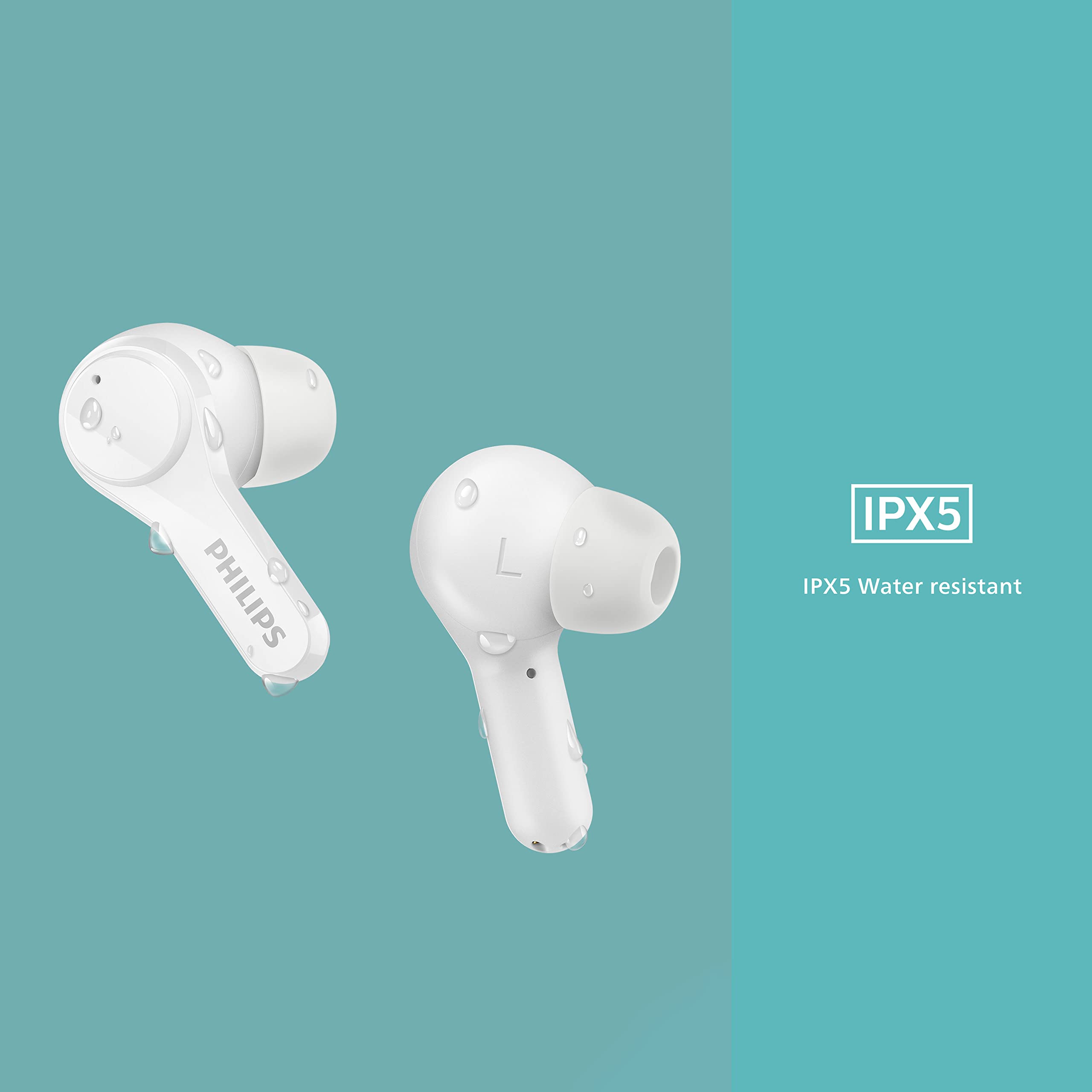 Foto 5 pulgar | Auriculares True Wireless Philips T3217 Con Micrófono Dual Blancos - Venta Internacional.