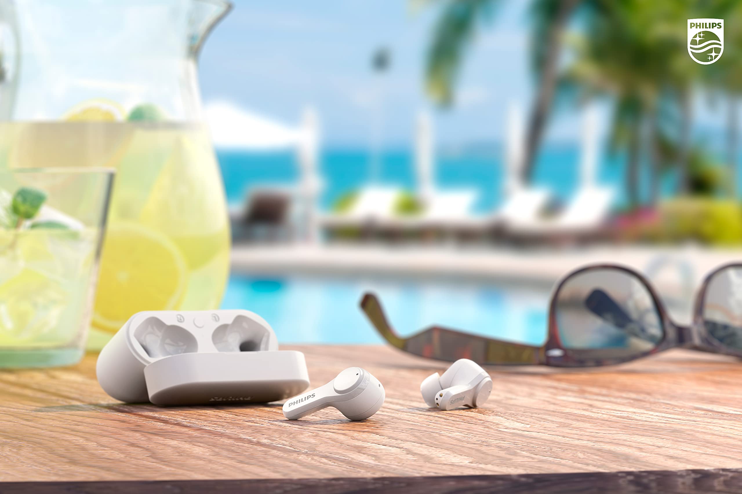 Foto 7 pulgar | Auriculares True Wireless Philips T3217 Con Micrófono Dual Blancos - Venta Internacional.