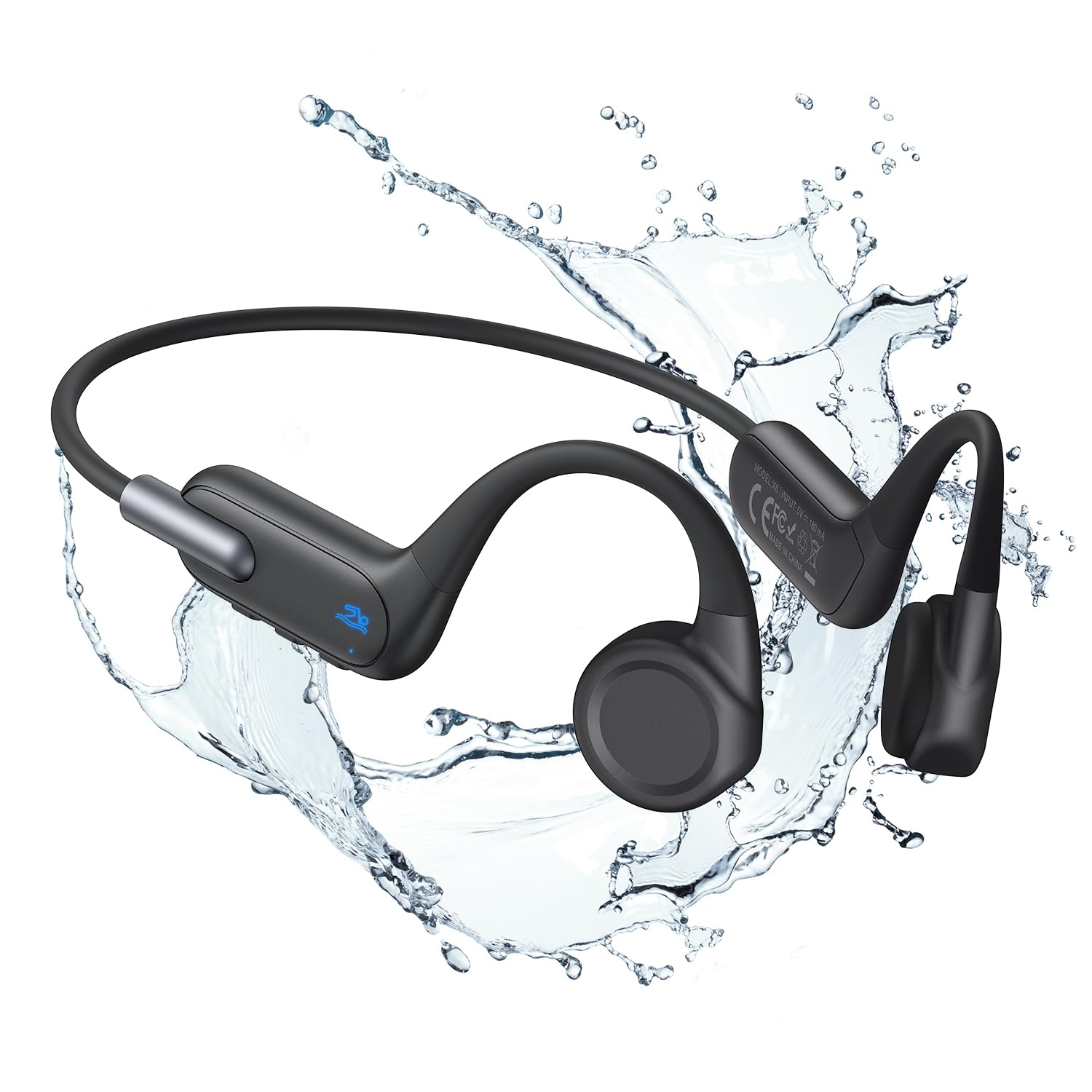 Auriculares De Conducción Ósea Glana Bluetooth 5.3 Ipx8 Impermeables - Venta Internacional.