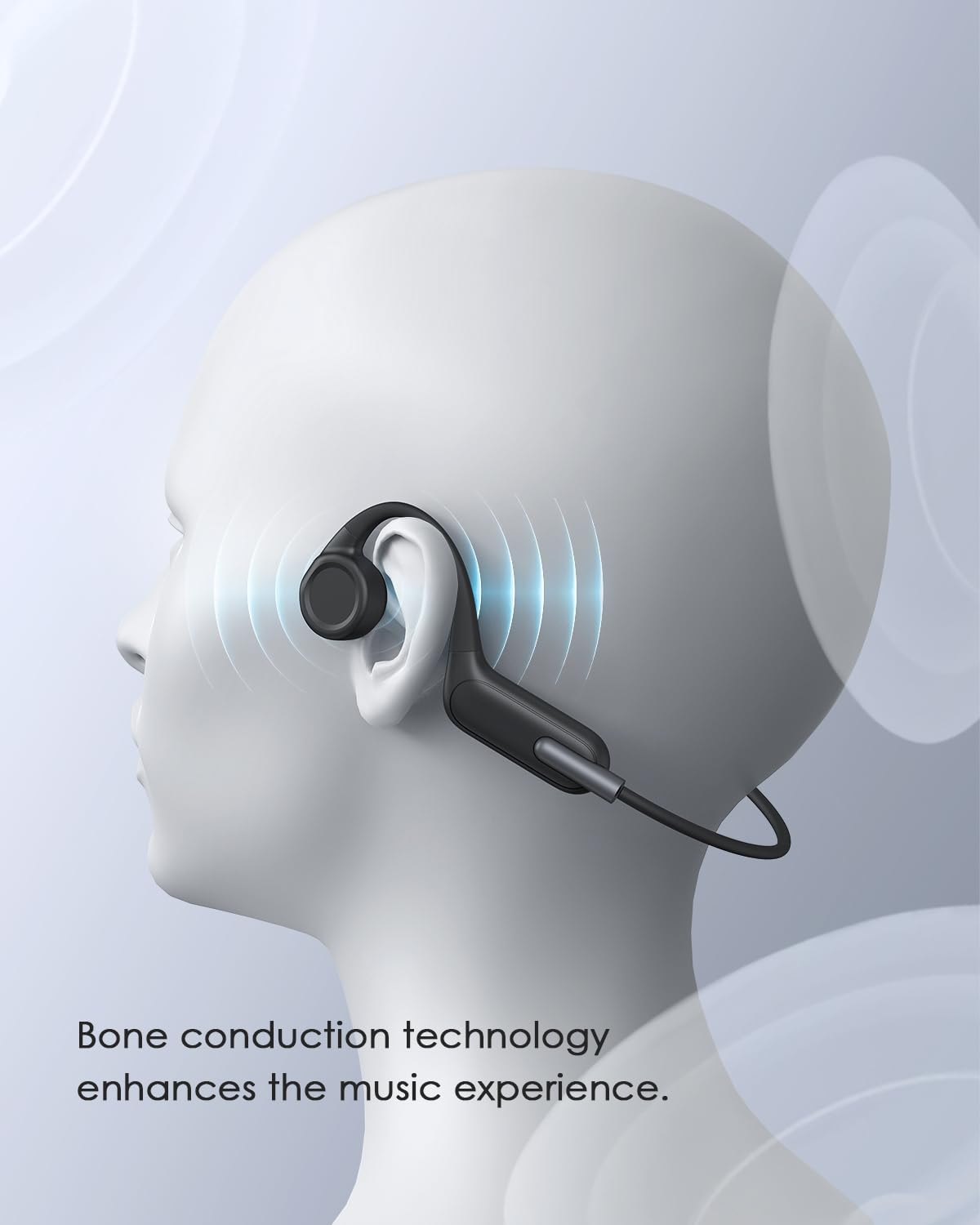 Foto 4 pulgar | Auriculares De Conducción Ósea Glana Bluetooth 5.3 Ipx8 Impermeables - Venta Internacional.
