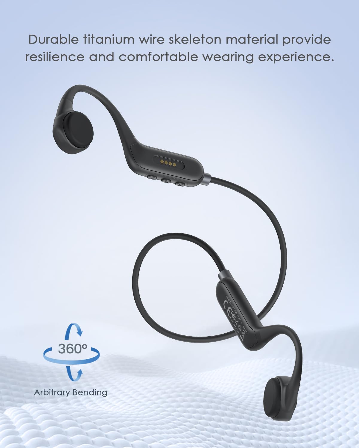 Foto 7 pulgar | Auriculares De Conducción Ósea Glana Bluetooth 5.3 Ipx8 Impermeables - Venta Internacional.