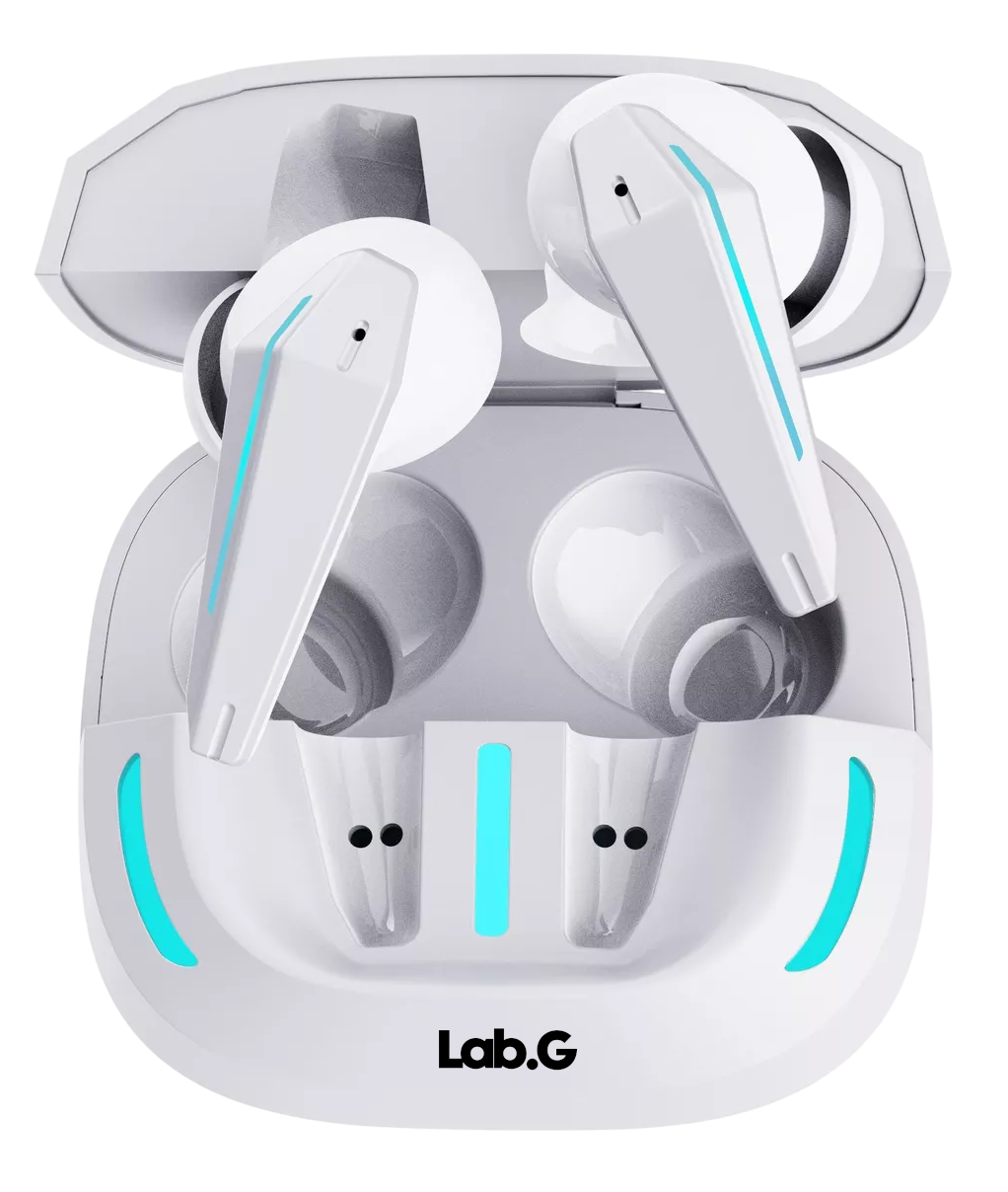 Auriculares In-ear Gamer Lab.g Inalámbricos Bluetooth Earphone X16 Blanco