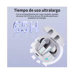 Foto 5 | Auriculares In-ear Gamer Lab.g Inalámbricos Bluetooth Earphone X16 Blanco