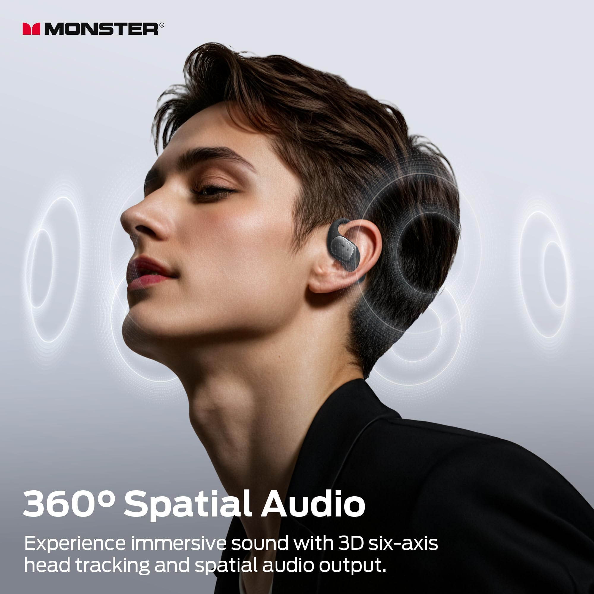 Foto 4 pulgar | Auriculares Monster Open Ear Ac326 Bluetooth 6.0 Inalámbricos - Venta Internacional.