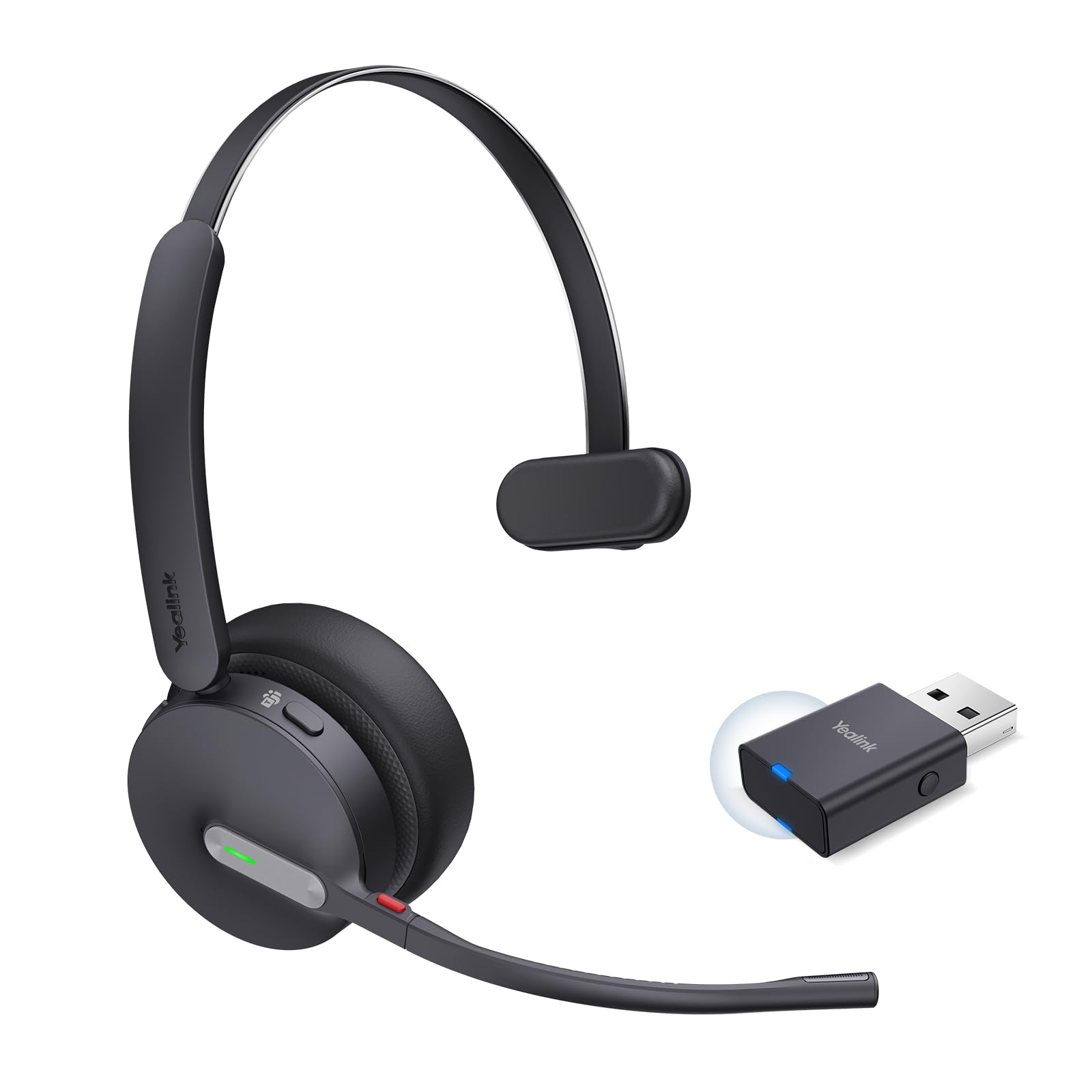 Auriculares Inalámbricos Yealink Wh64 Hybrid Mono Con Dongle Dect - Venta Internacional.