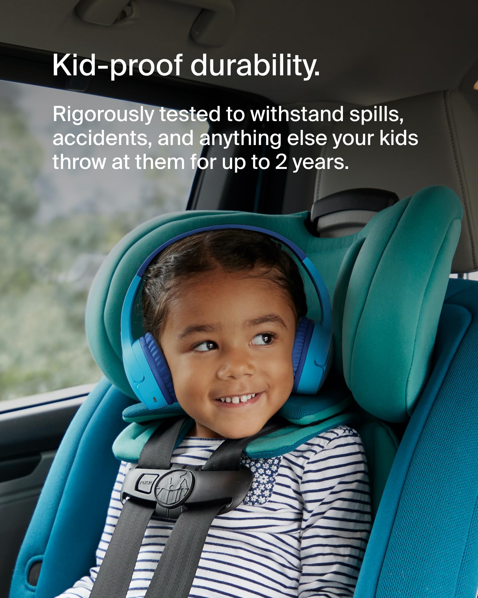 Foto 4 pulgar | Auriculares Inalámbricos Belkin Soundform Children's Mini Blue - Venta Internacional.