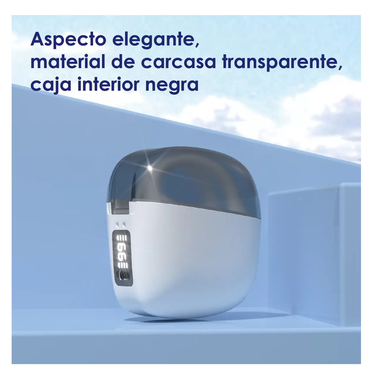 Foto 4 pulgar | Auriculares Belug Con Bluetooth Or2 Inalámbricos Led Blanco
