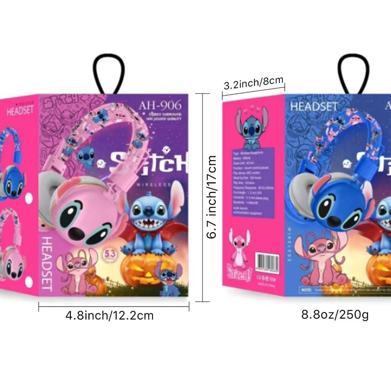 Foto 6 pulgar | Auriculares Bluetooth Para Niños, Plegables, Para Uso Escolar O De Viaje, Color Azul - Venta Internacional.