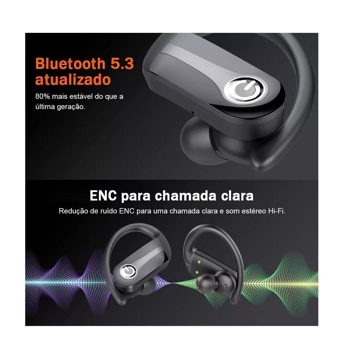 Foto 4 pulgar | Audífonos In-ear Inalámbricos Deportivos Con Bluetooth