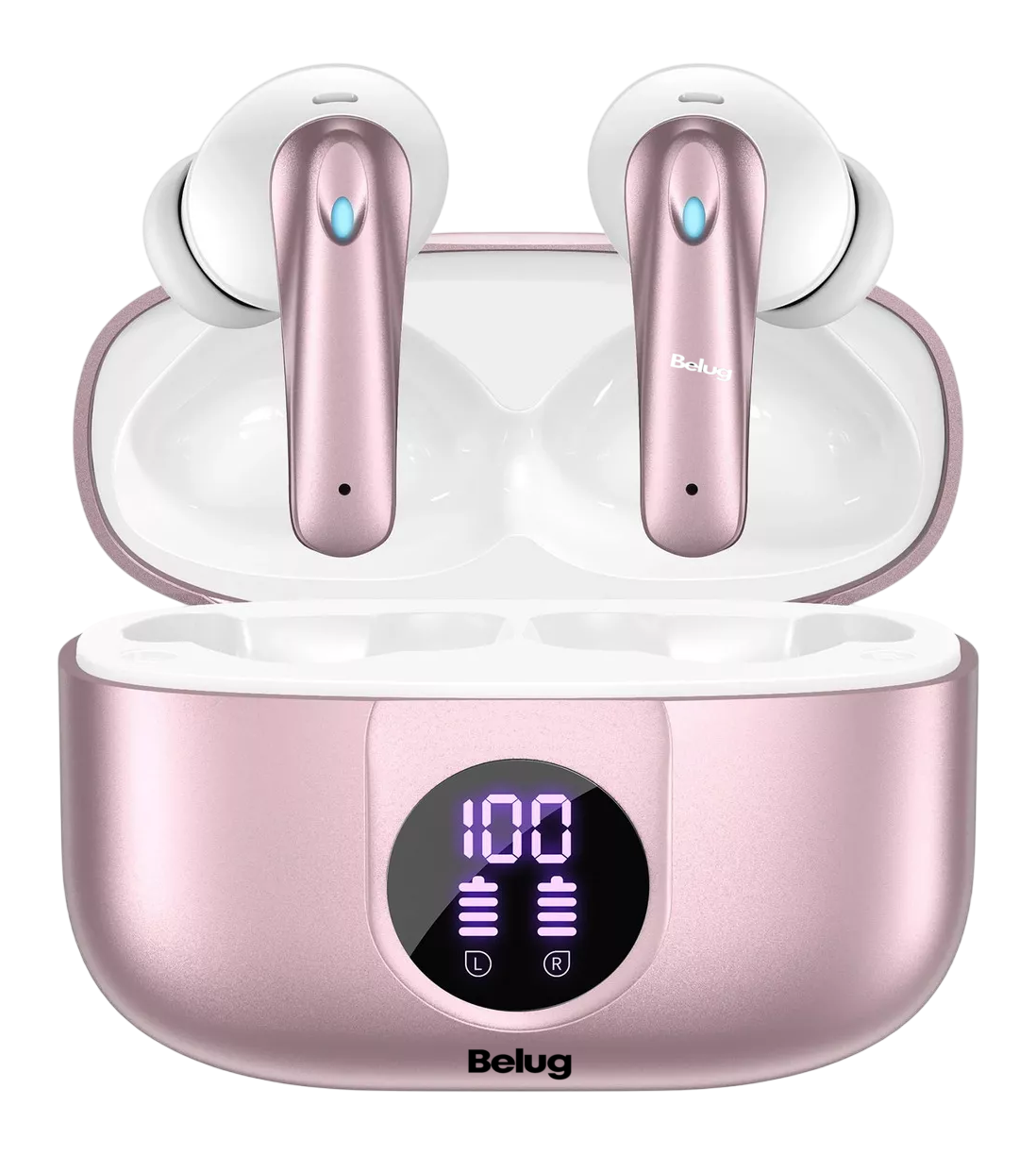 Audífonos Inalámbricos Belug P91 In Ear Bluetooth 5.4 Rosa